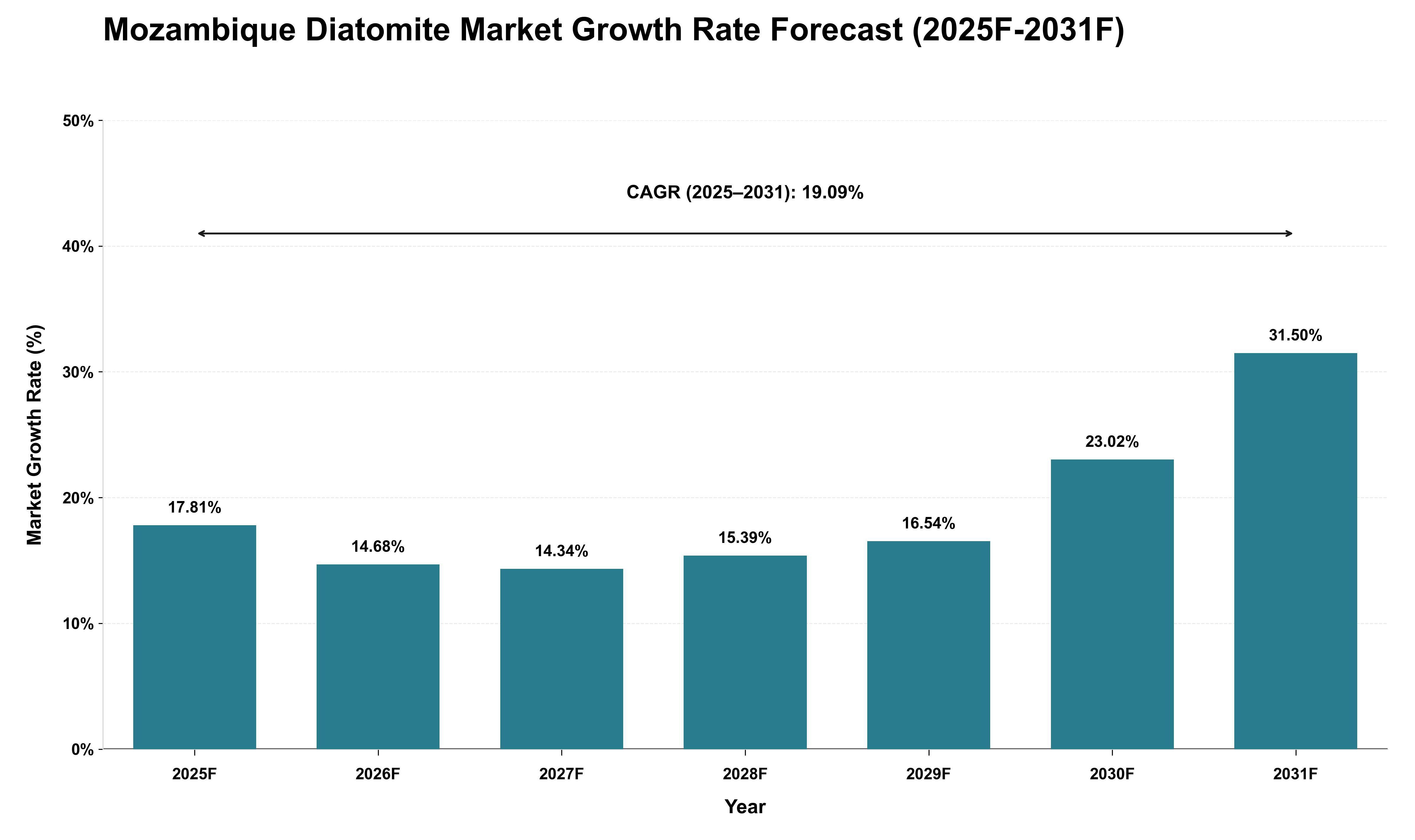 Mozambique Diatomite Market Growth Rate Analysis (2025 - 2031)