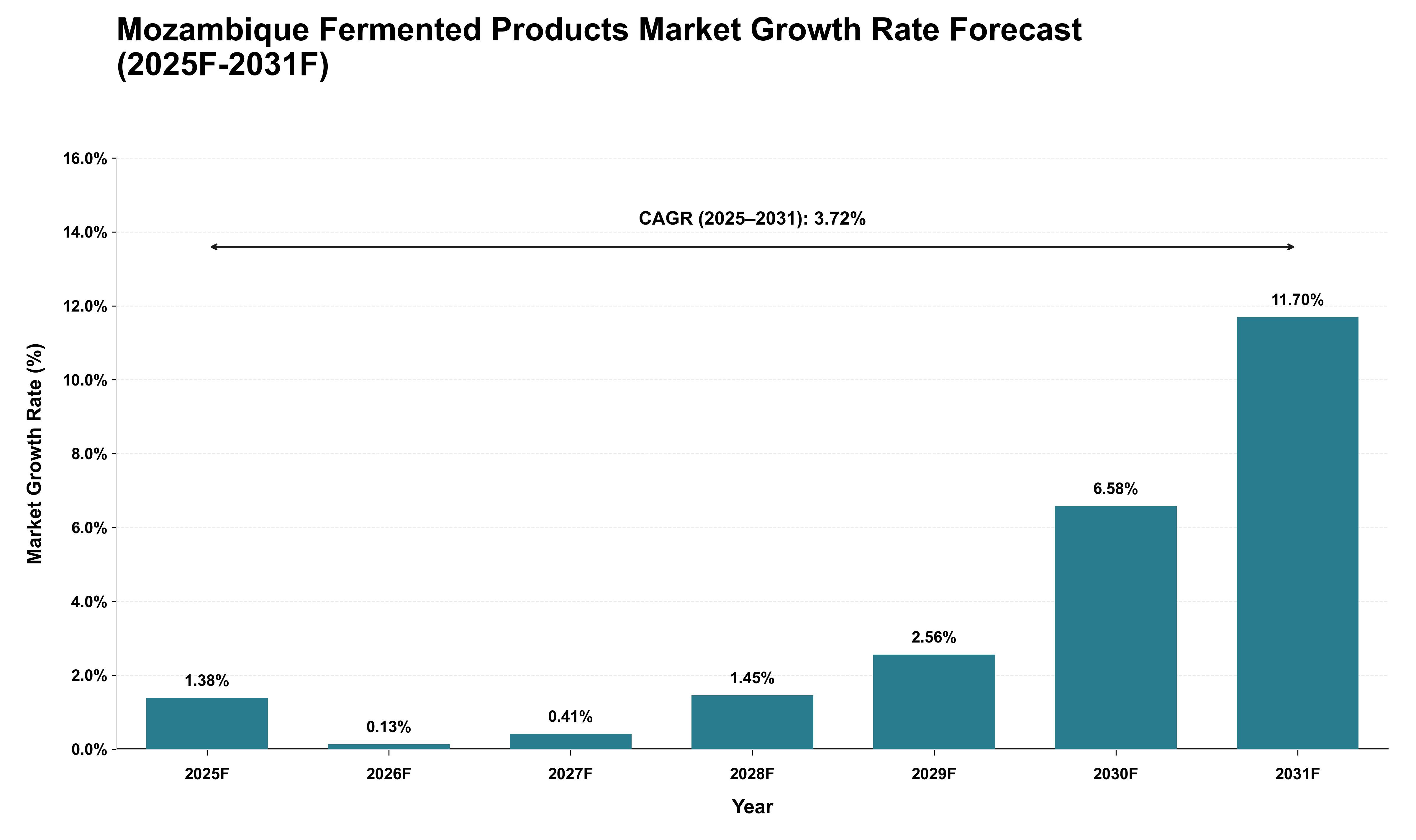 Mozambique Fermented Products Market Growth Rate Analysis (2025 - 2031)