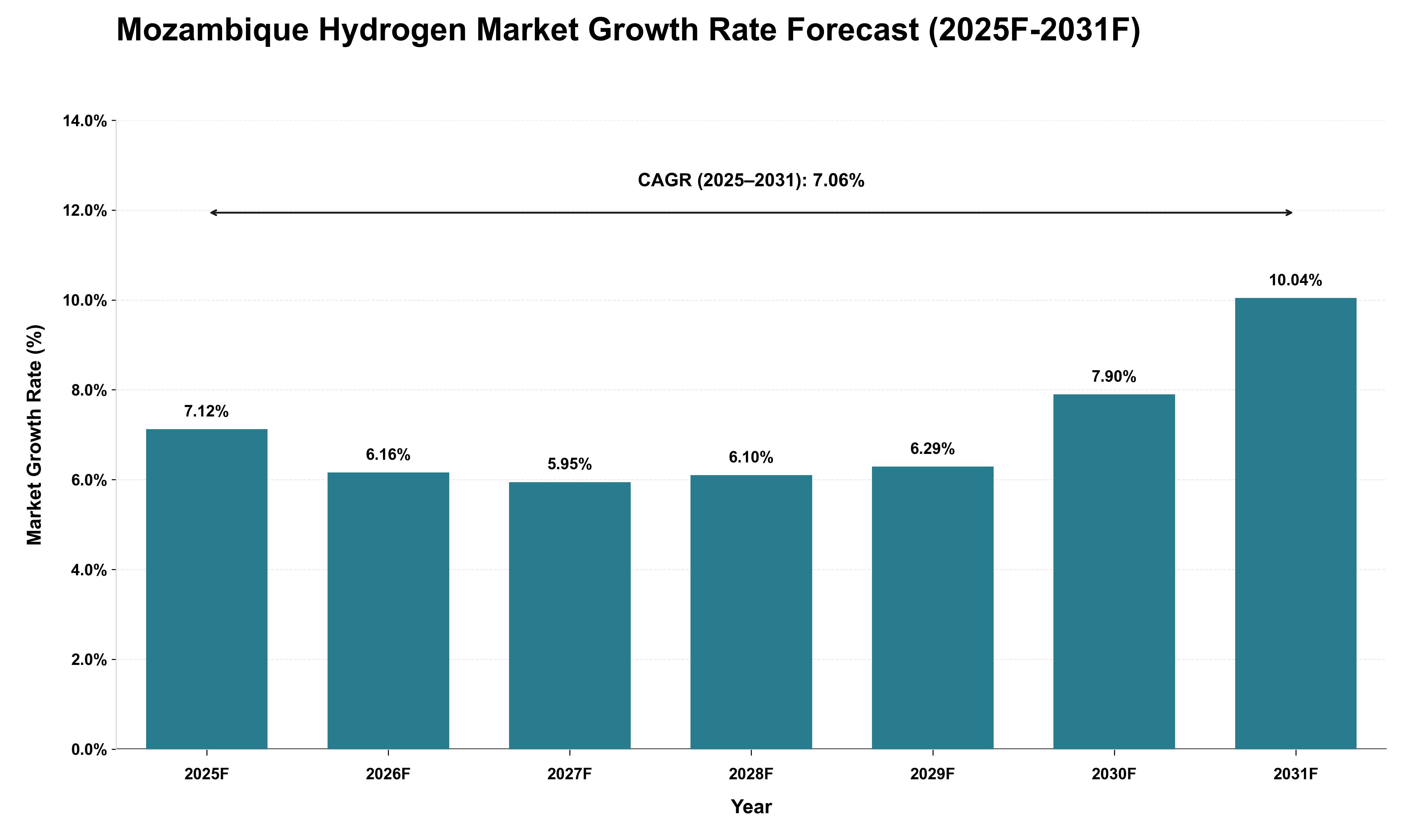 Mozambique Hydrogen Market Growth Rate Analysis (2025 - 2031)