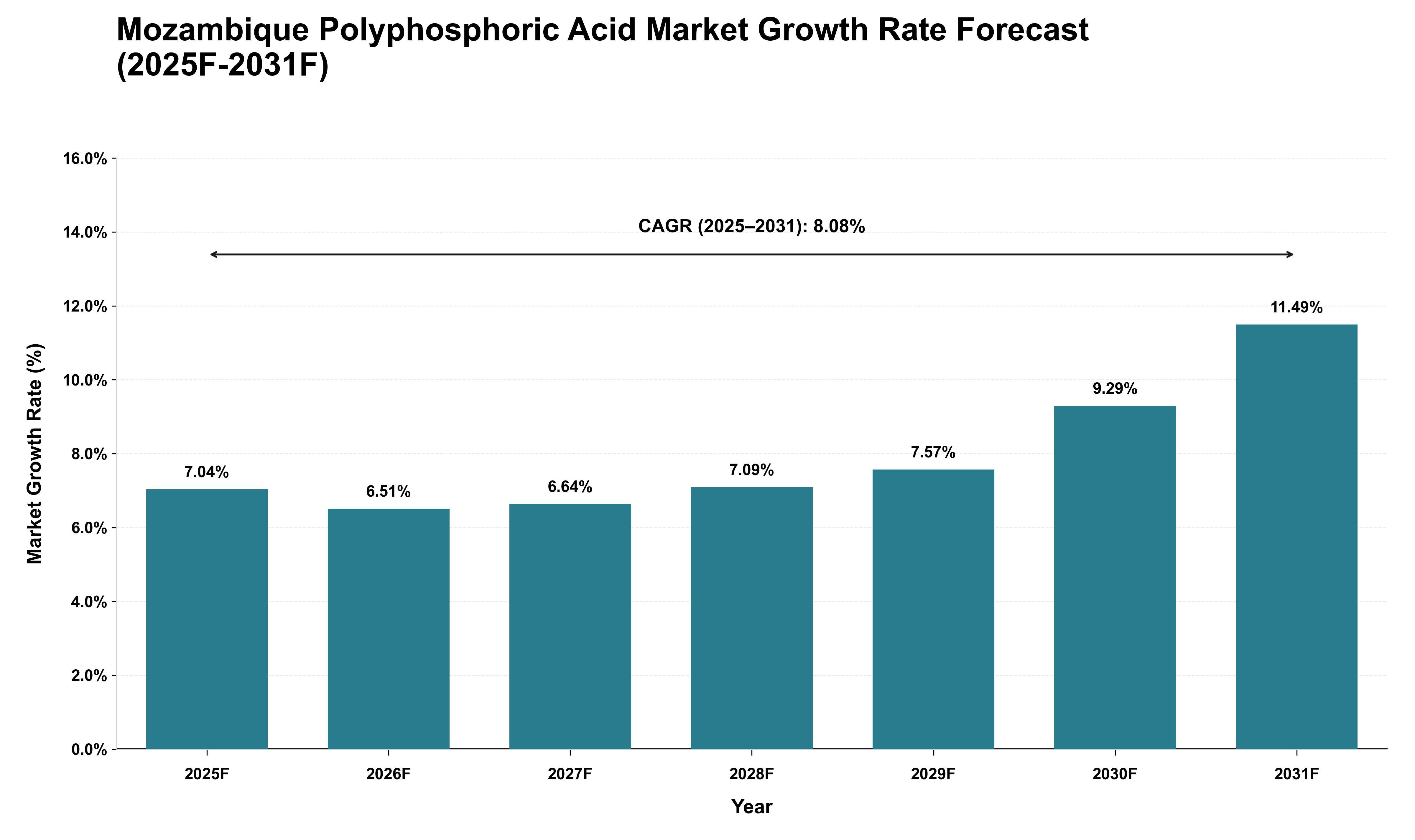 Mozambique Polyphosphoric Acid Market Growth Rate Analysis (2025 - 2031)