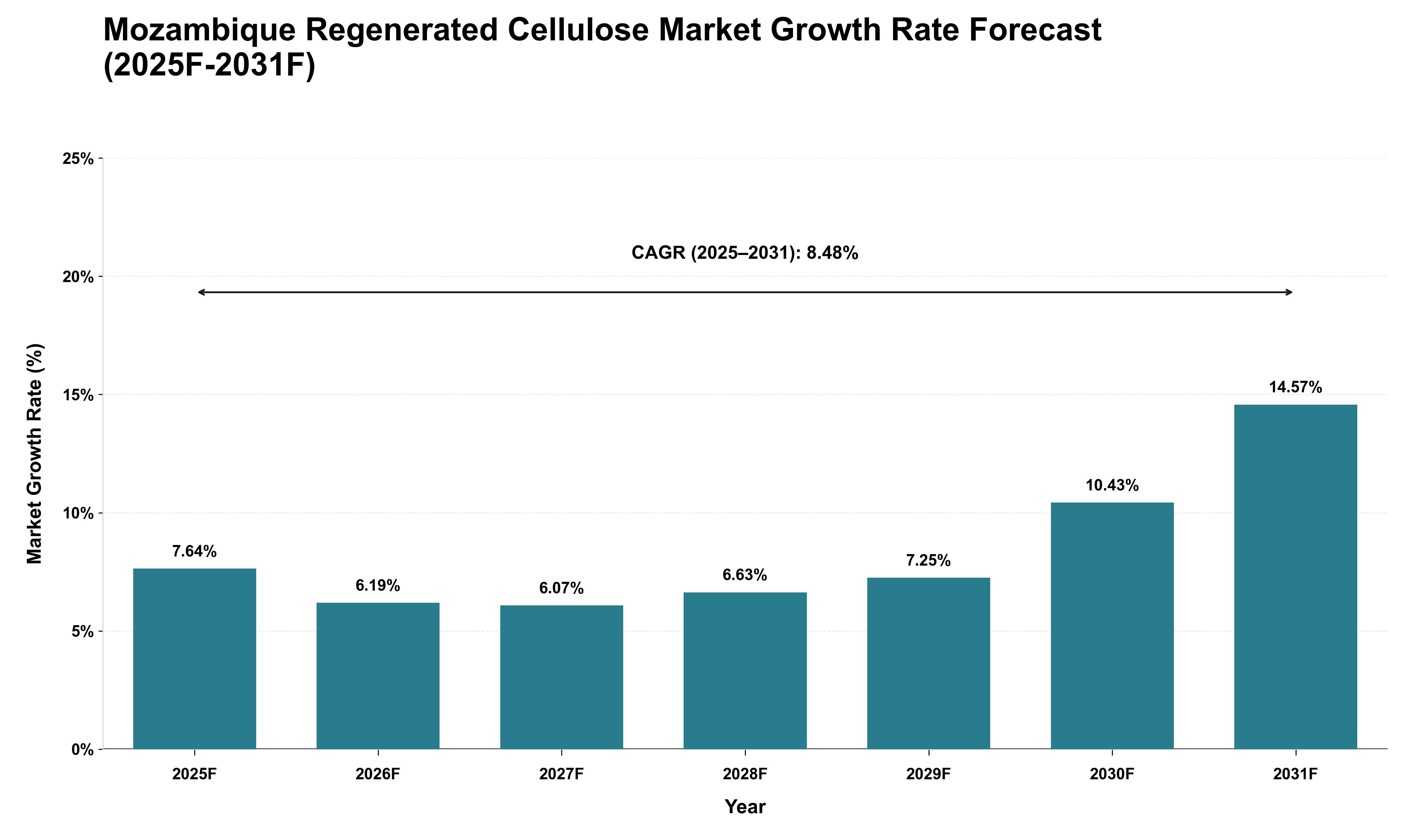 Mozambique Regenerated Cellulose Market Growth Rate Analysis (2025 - 2031)