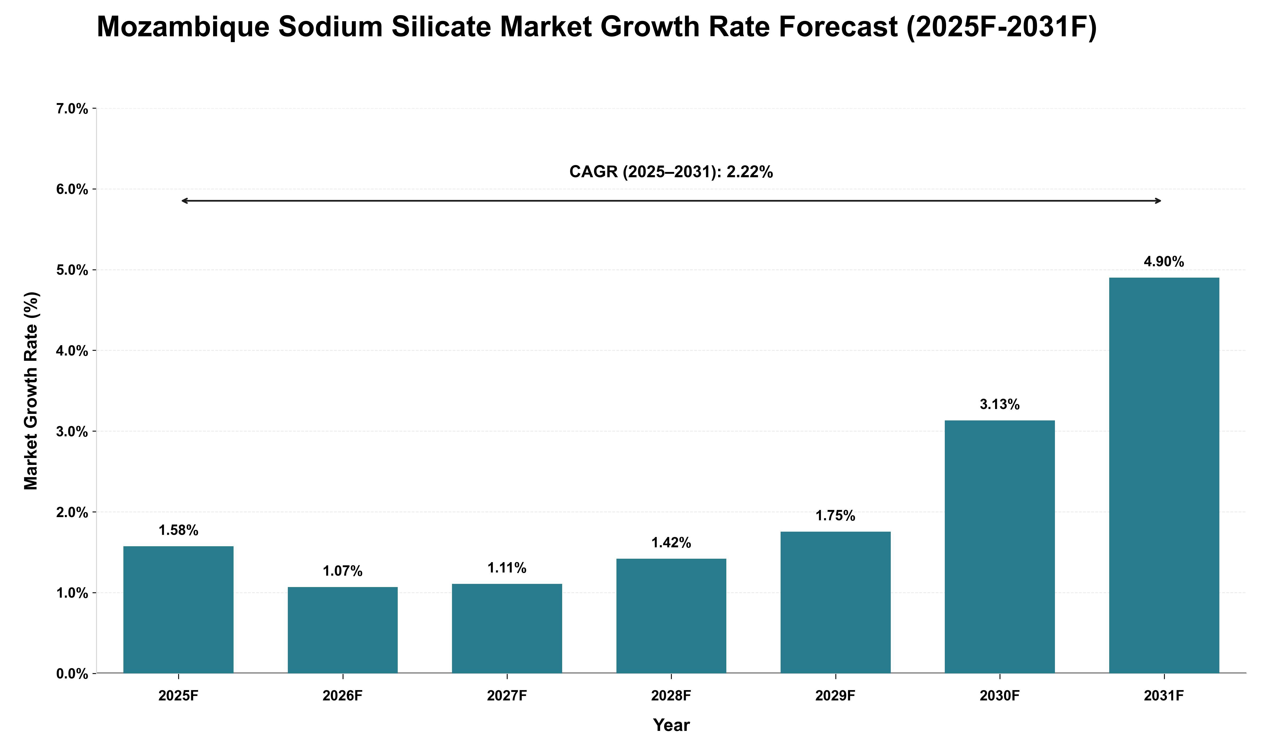 Mozambique Sodium Silicate Market Growth Rate Analysis (2025 - 2031)