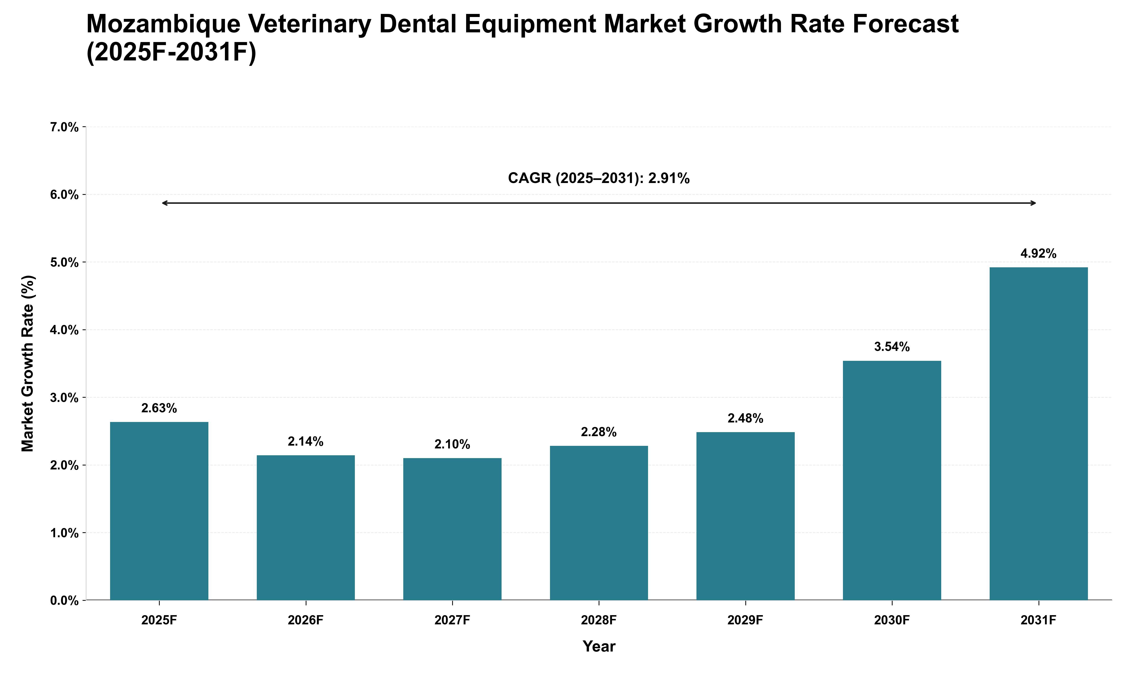 Mozambique Veterinary Dental Equipment Market Growth Rate Analysis (2025 - 2031)
