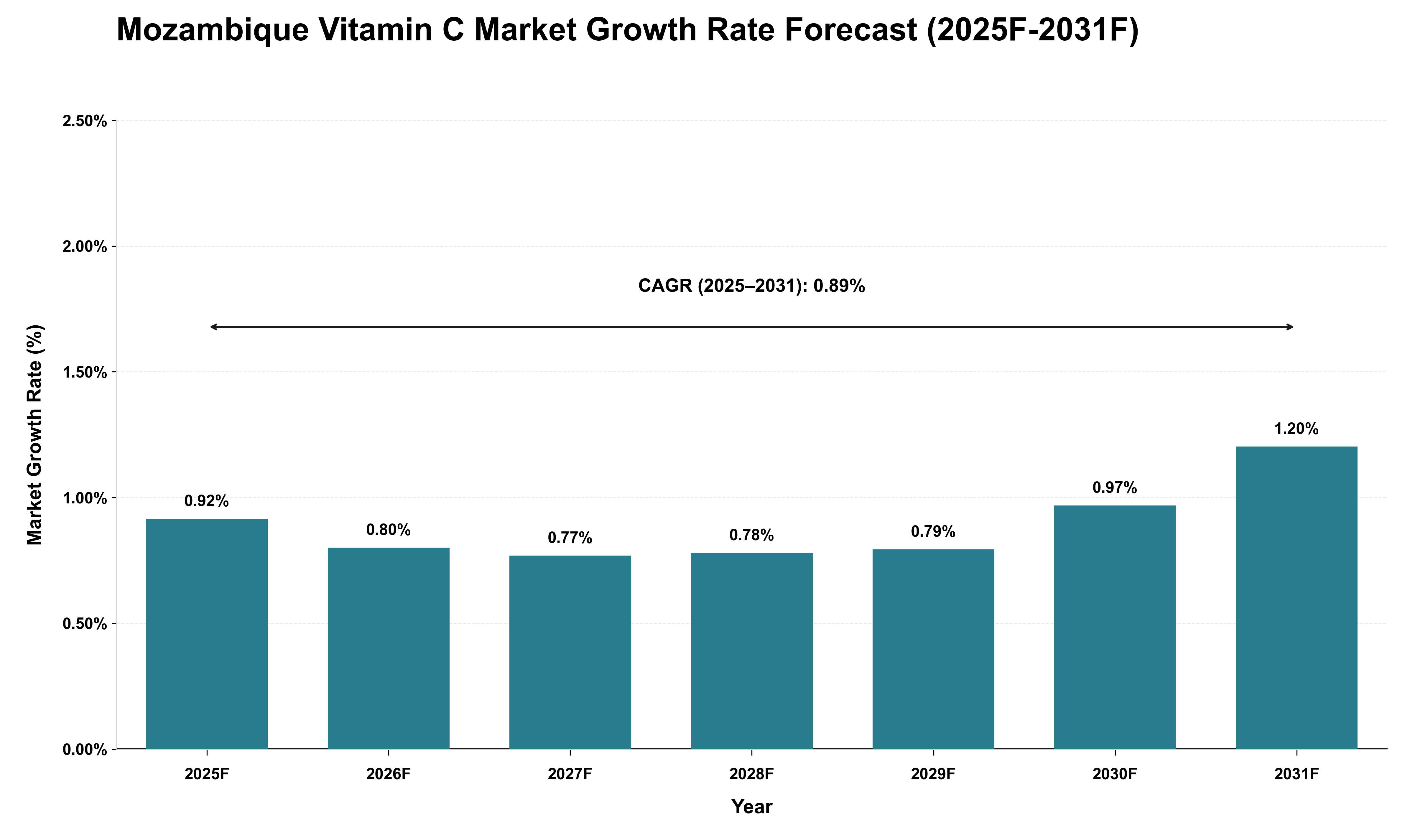 Mozambique Vitamin C Market Growth Rate Analysis (2025 - 2031)