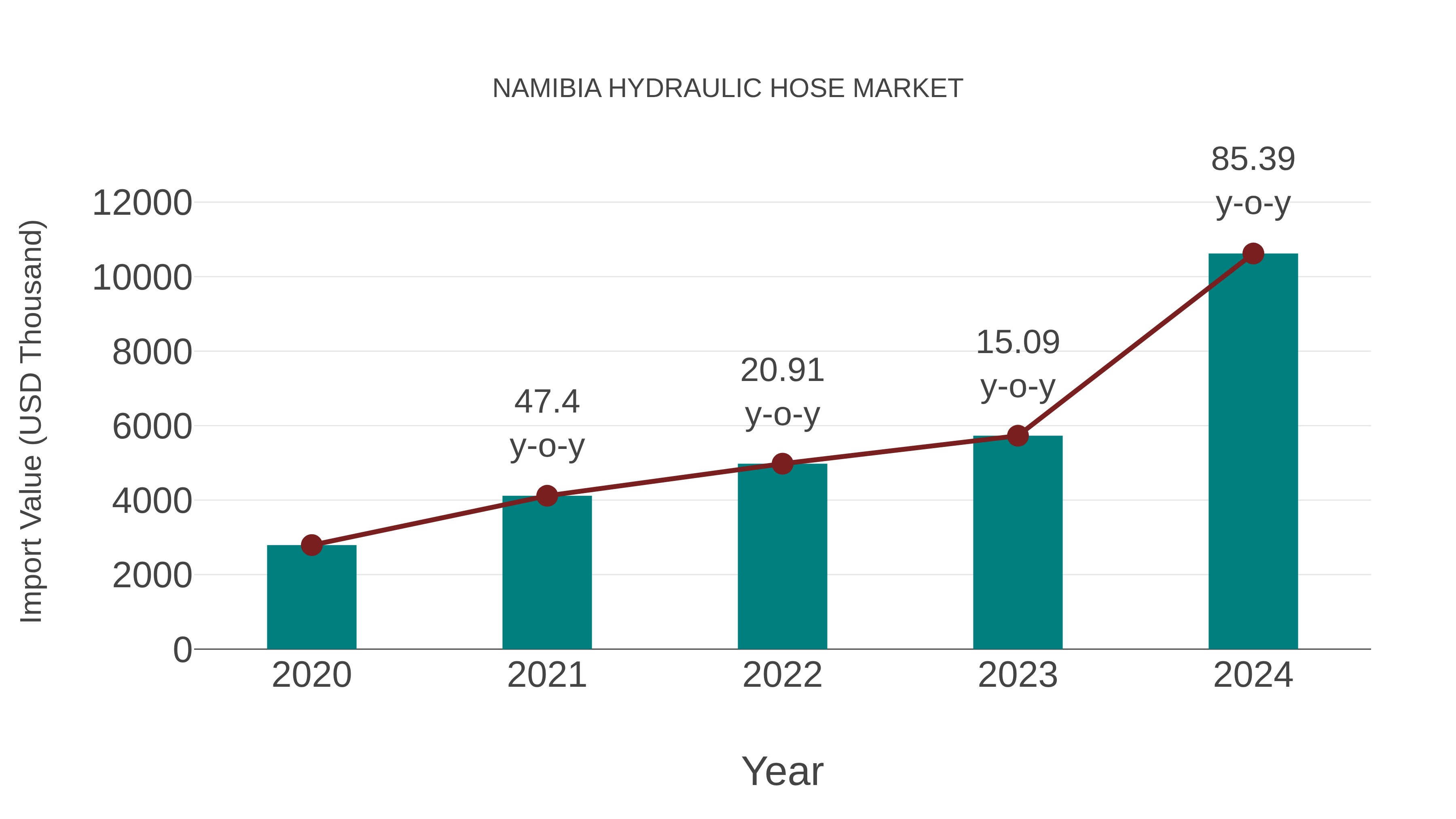 Namibia Hydraulic Hose Market: Import Trend Analysis