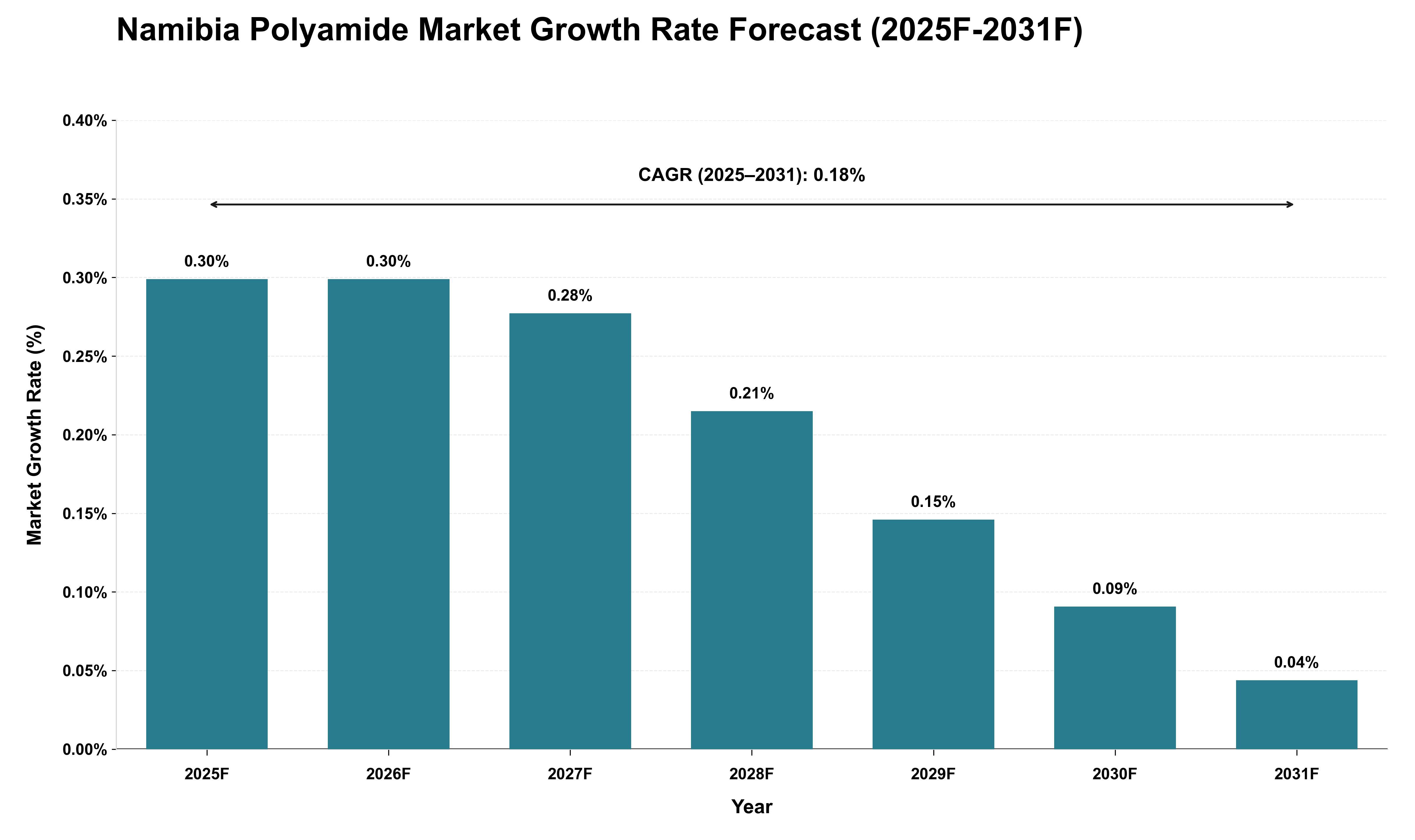 Namibia Polyamide Market Growth Rate Analysis (2025 - 2031)