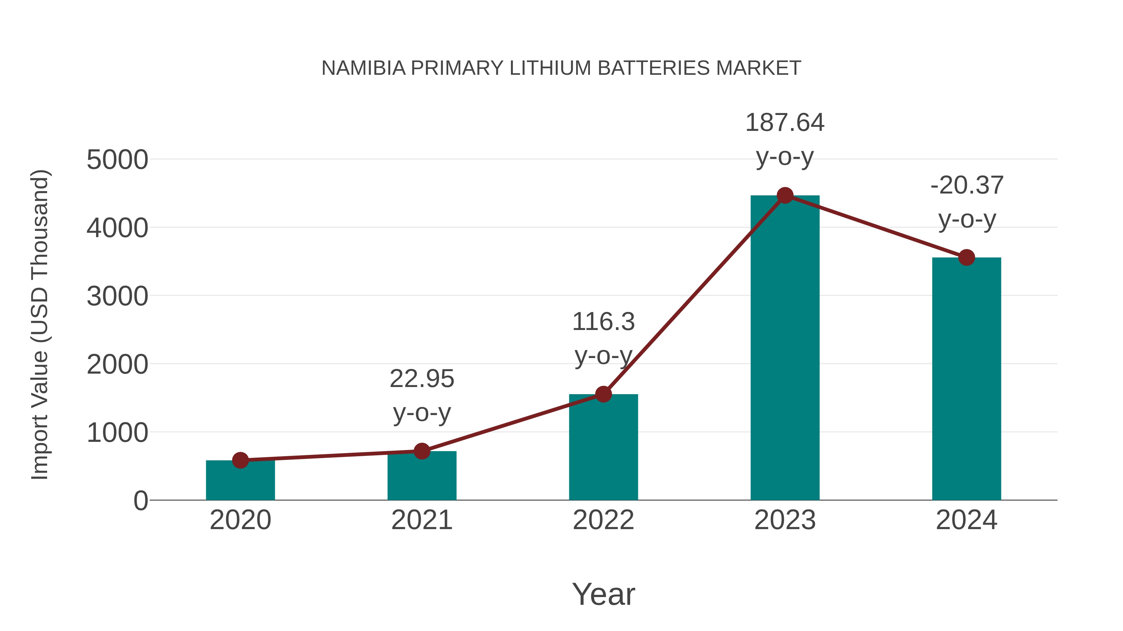 Namibia Primary Lithium Batteries Market: Import Trend Analysis