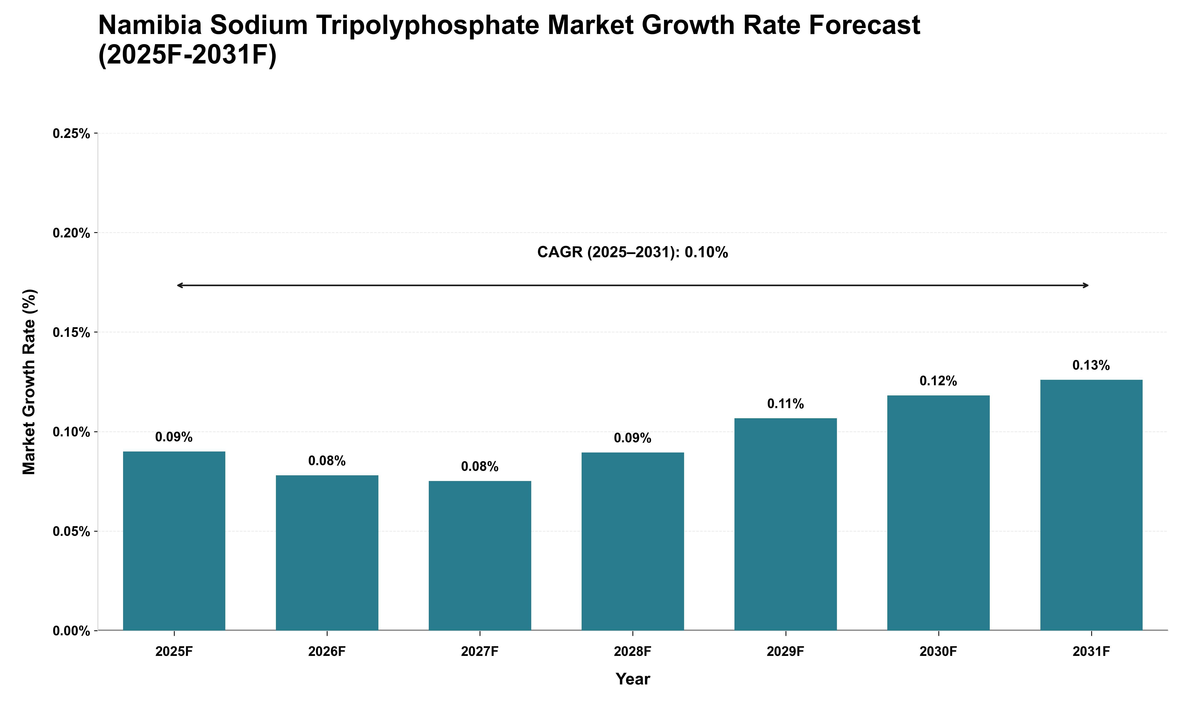 Namibia Sodium Tripolyphosphate Market Growth Rate Analysis (2025 - 2031)