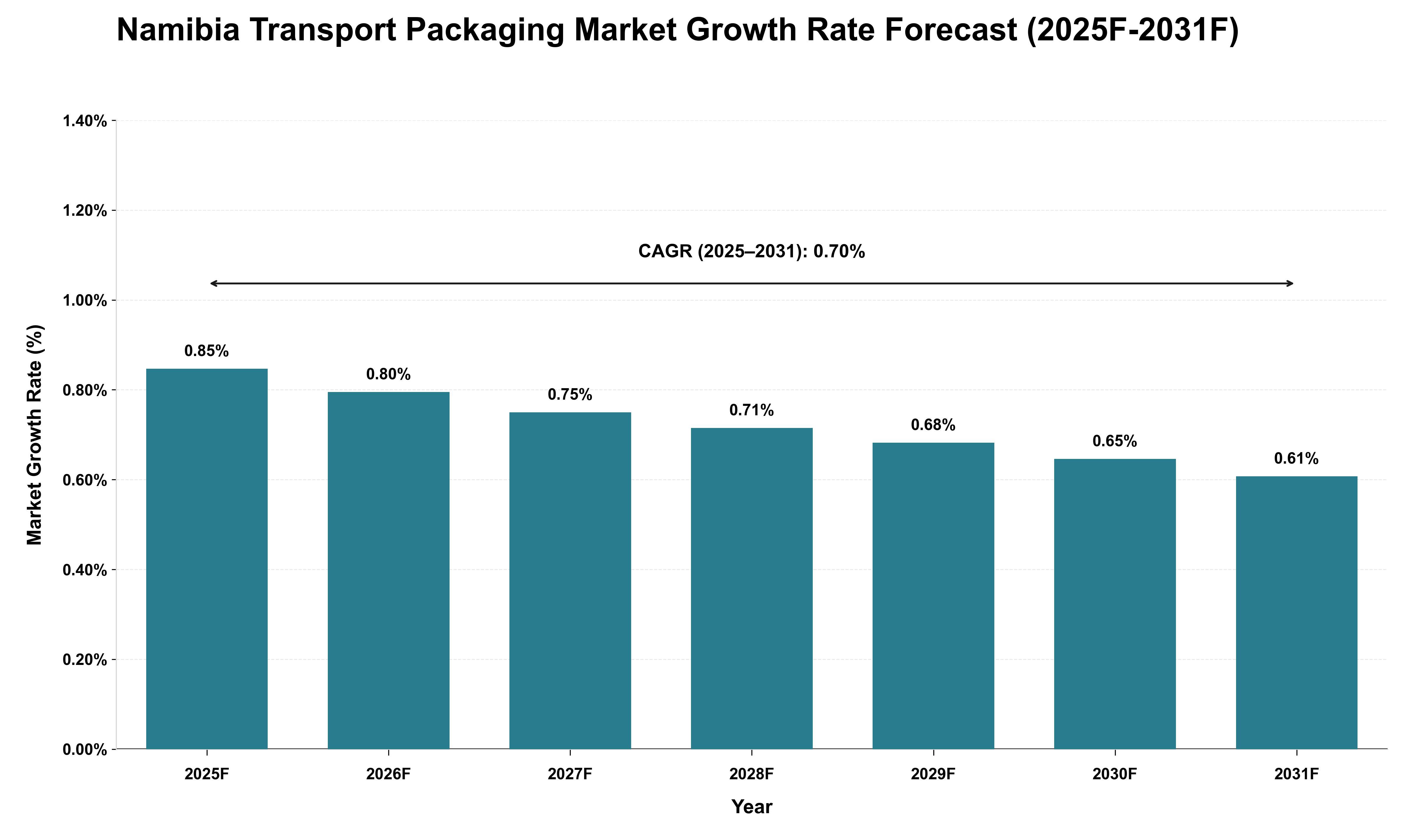 Namibia Transport Packaging Market Growth Rate Analysis (2025 - 2031)