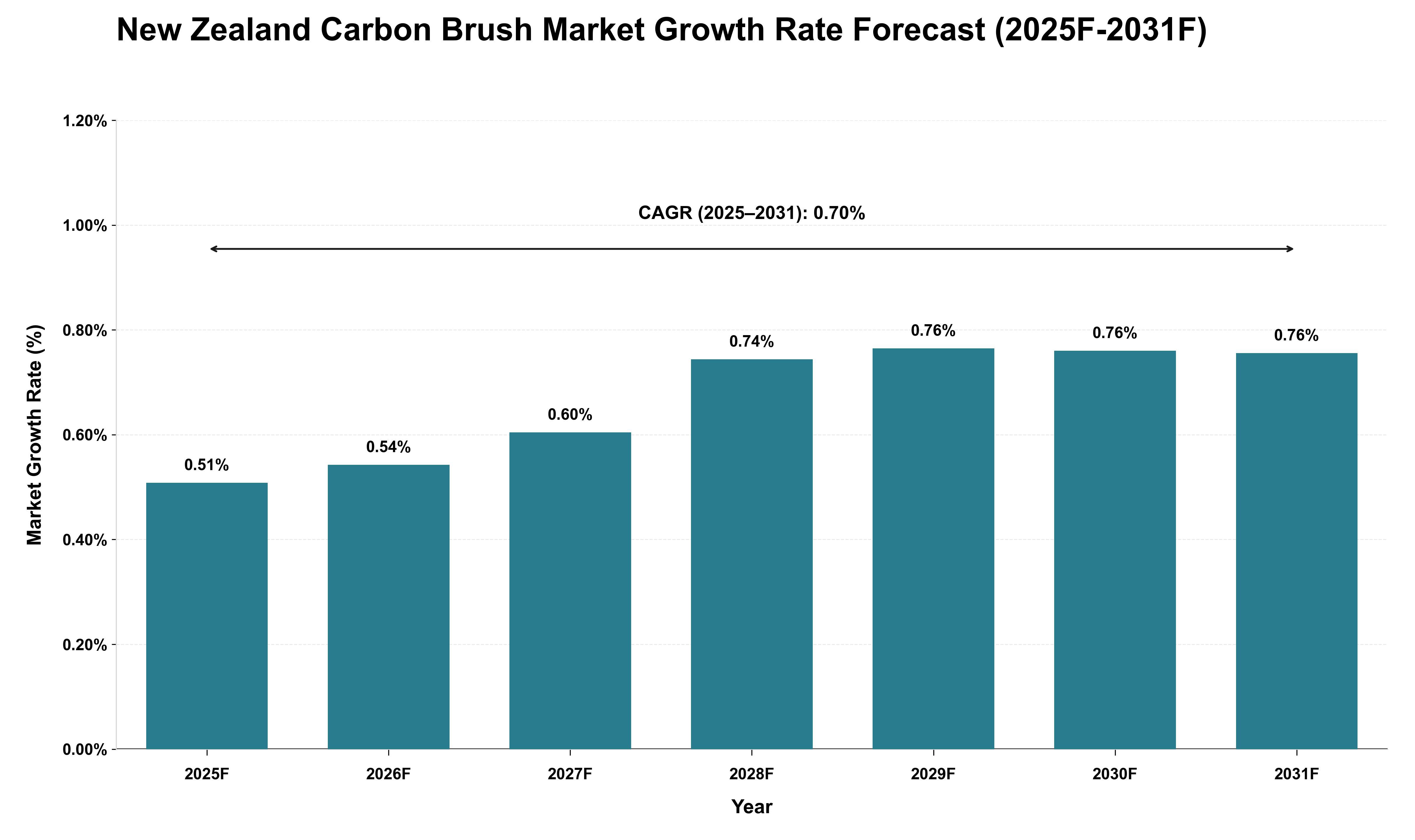 New Zealand Carbon Brush Market Growth Rate Analysis (2025 - 2031)