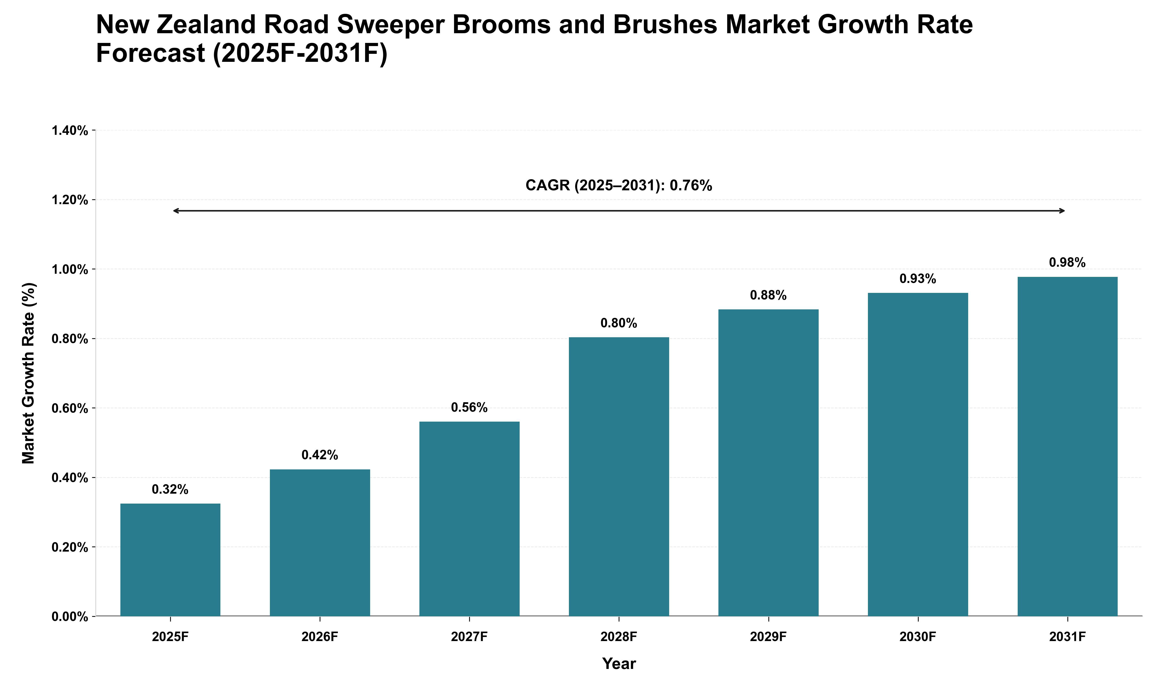 New Zealand Road Sweeper Brooms and Brushes Market Growth Rate Analysis (2025 - 2031)