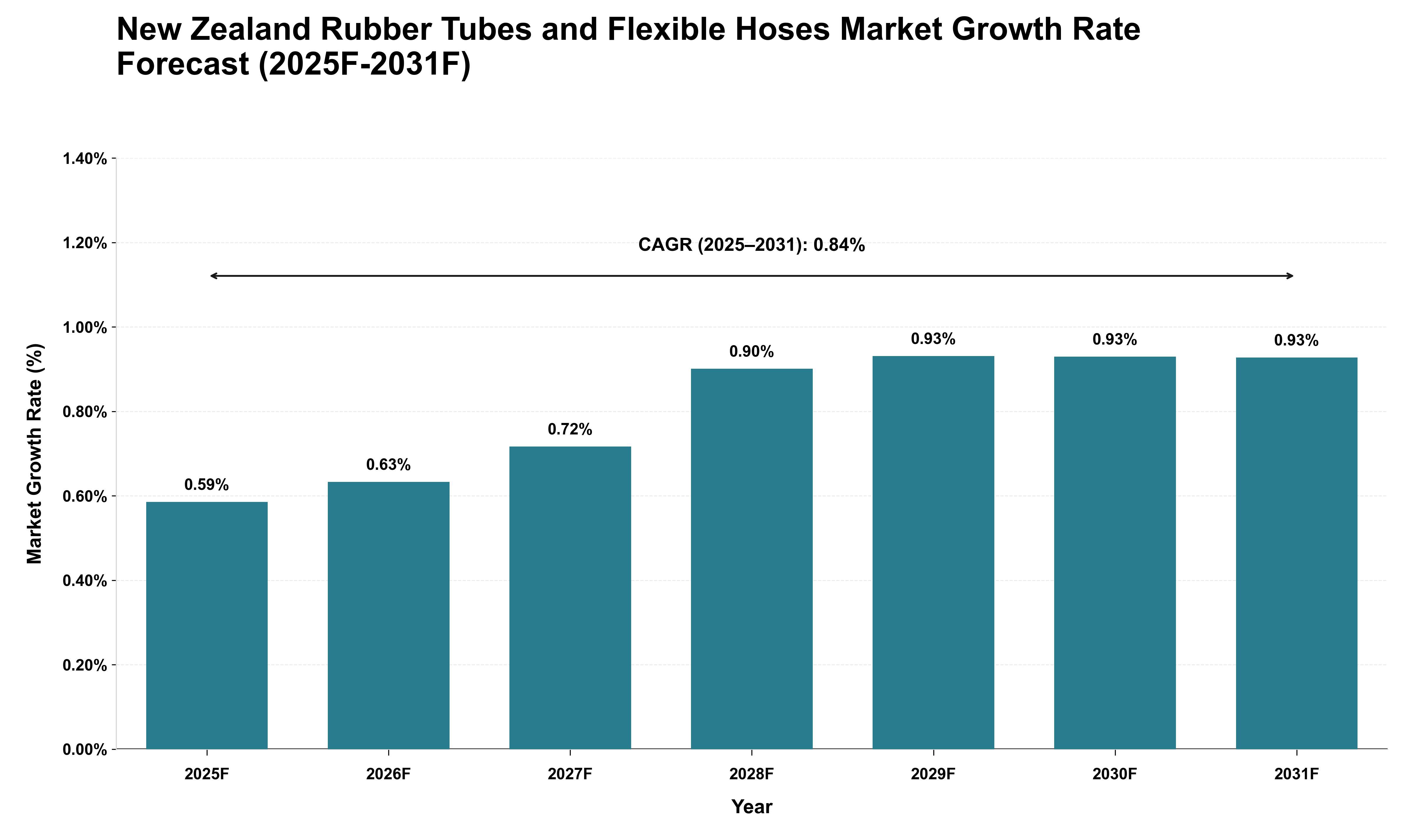 New Zealand Rubber Tubes and Flexible Hoses Market Growth Rate Analysis (2025 - 2031)