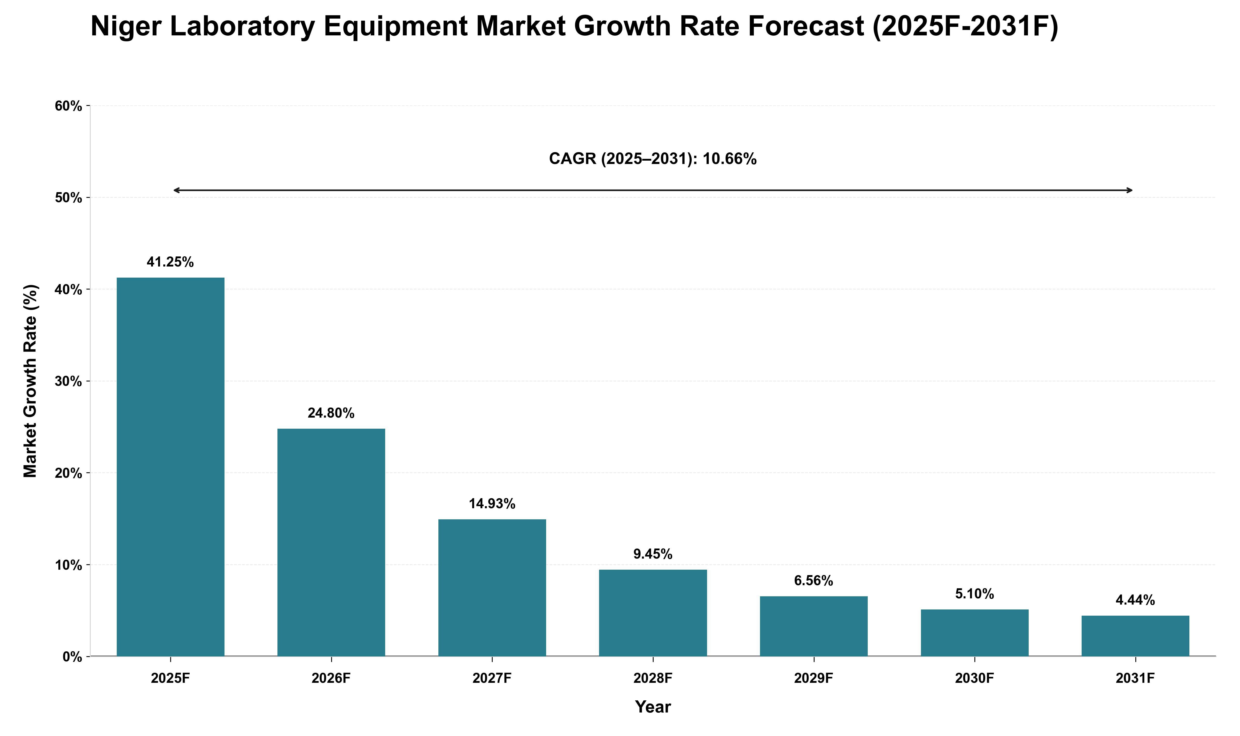 Niger Laboratory Equipment Market Growth Rate Analysis (2025 - 2031)