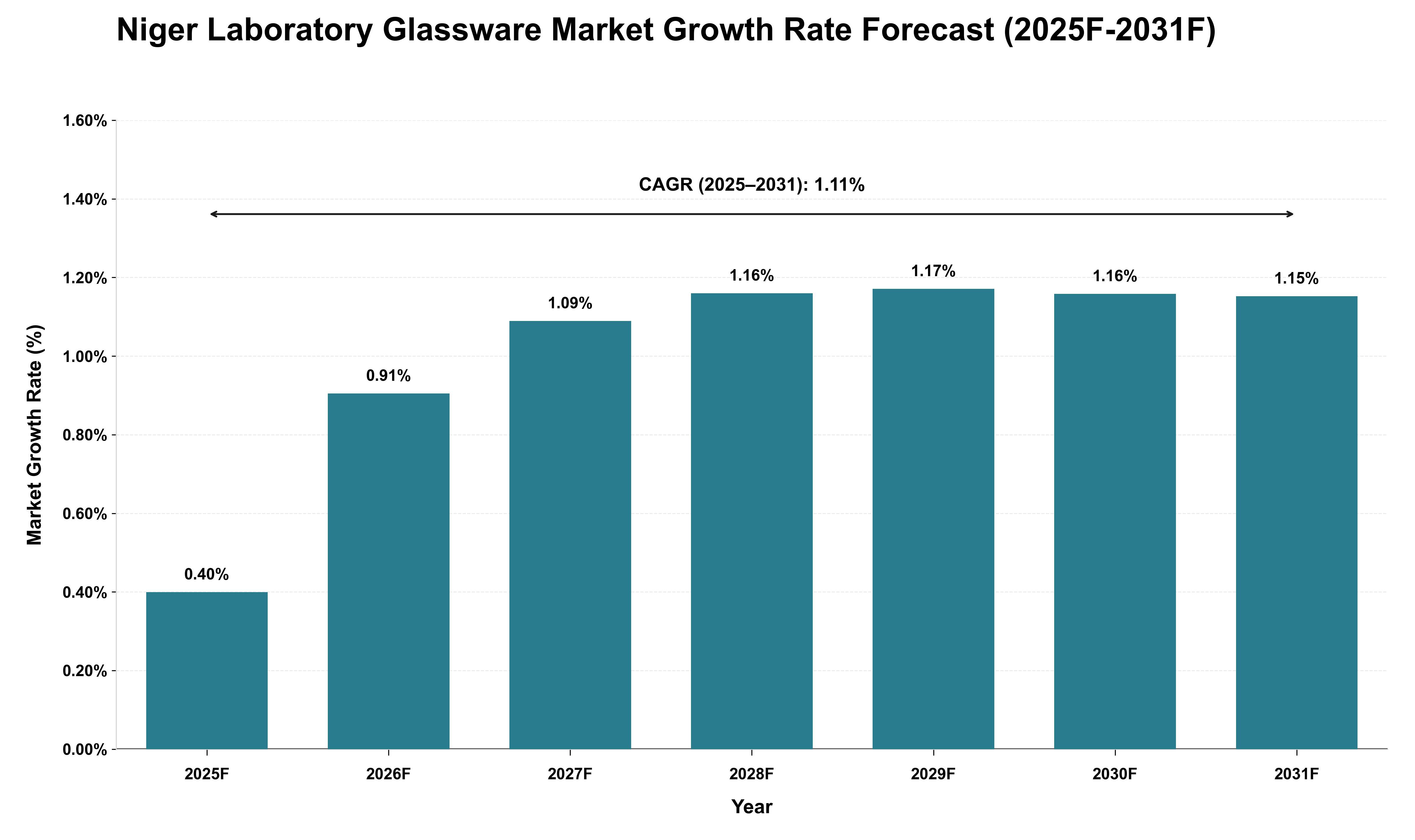 Niger Laboratory Glassware Market Growth Rate Analysis (2025 - 2031)
