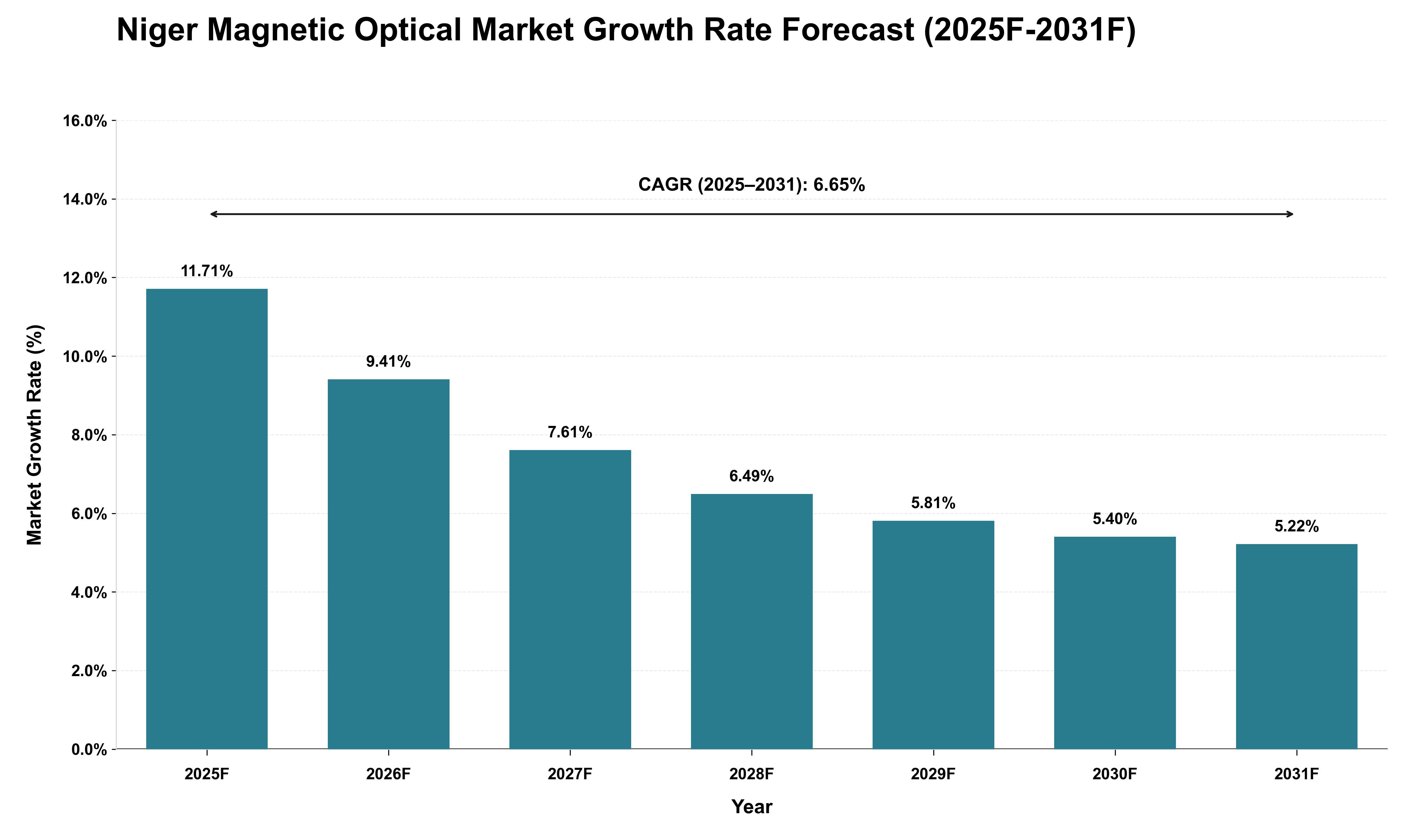 Niger Magnetic Optical Market Growth Rate Analysis (2025 - 2031)