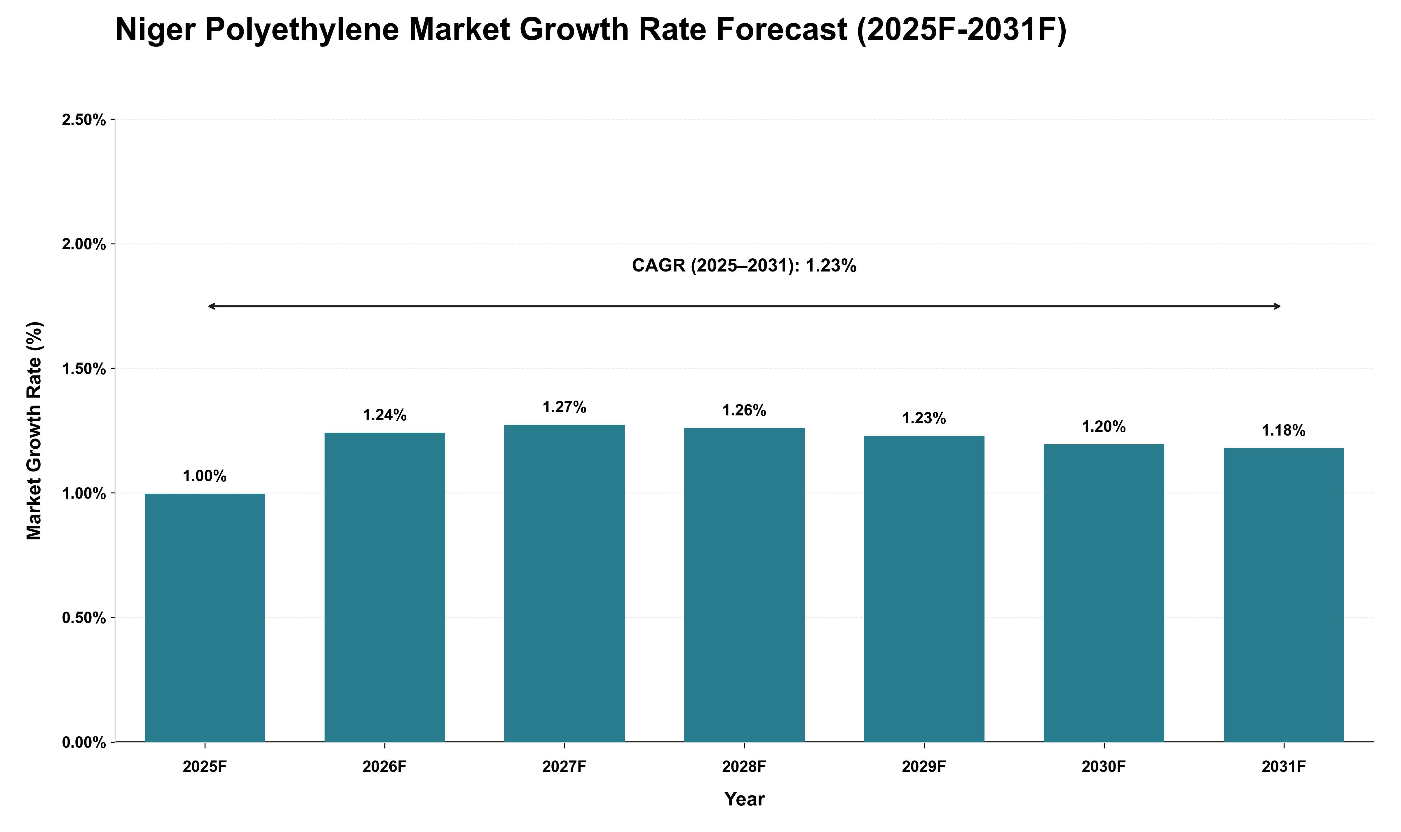 Niger Polyethylene Market Growth Rate Analysis (2025 - 2031)