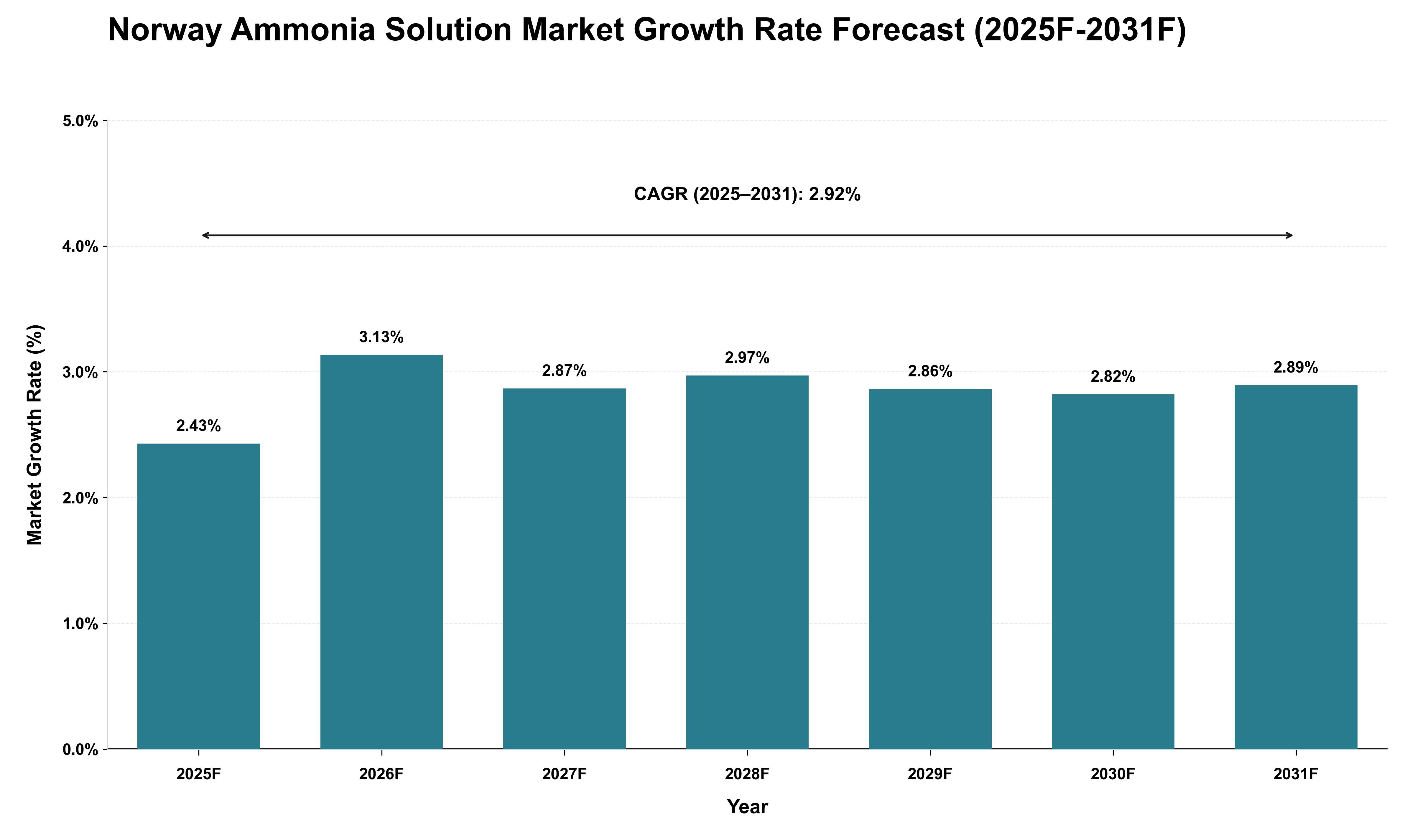Norway Ammonia Solution Market Growth Rate Analysis (2025 - 2031)