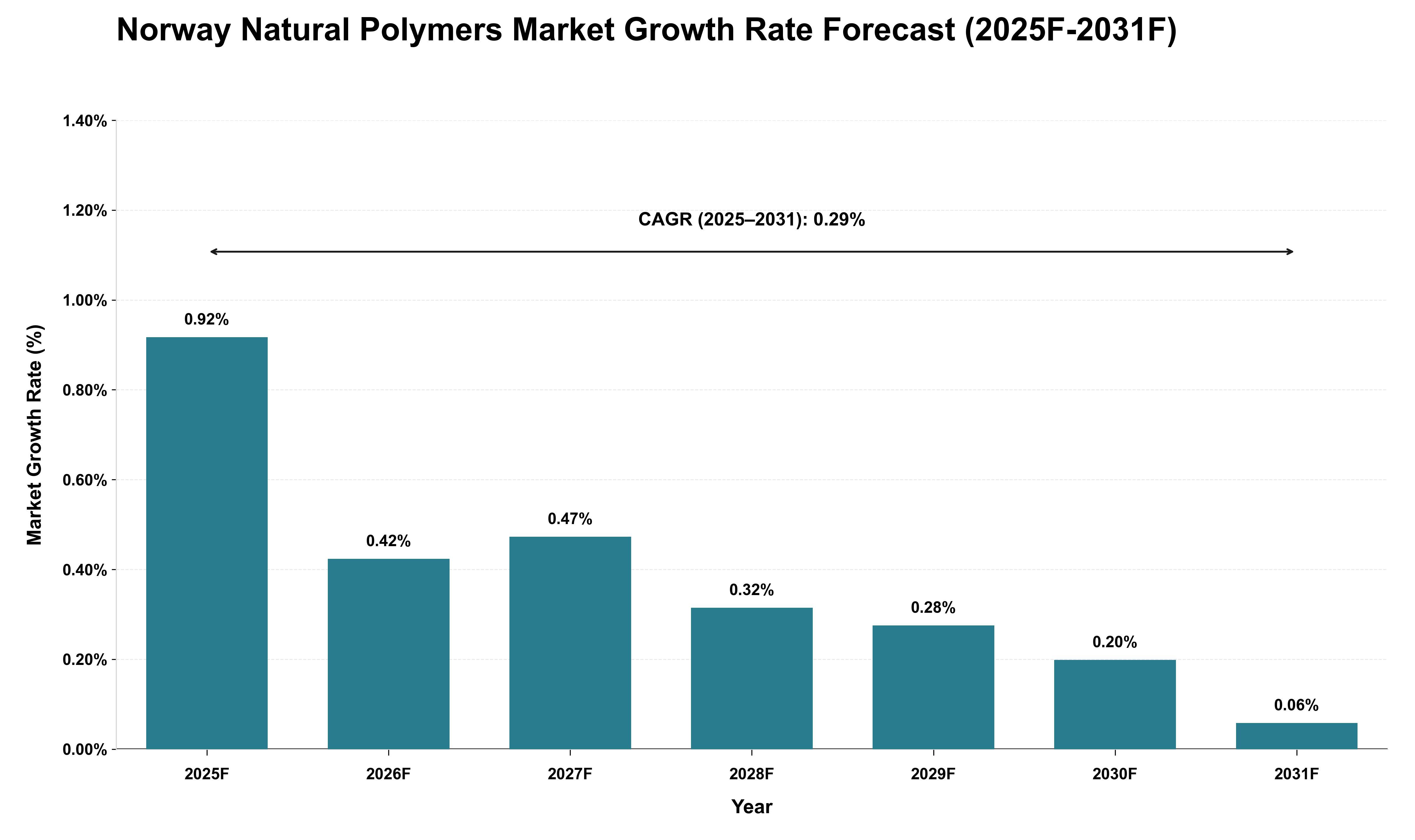 Norway Natural Polymers Market Growth Rate Analysis (2025 - 2031)