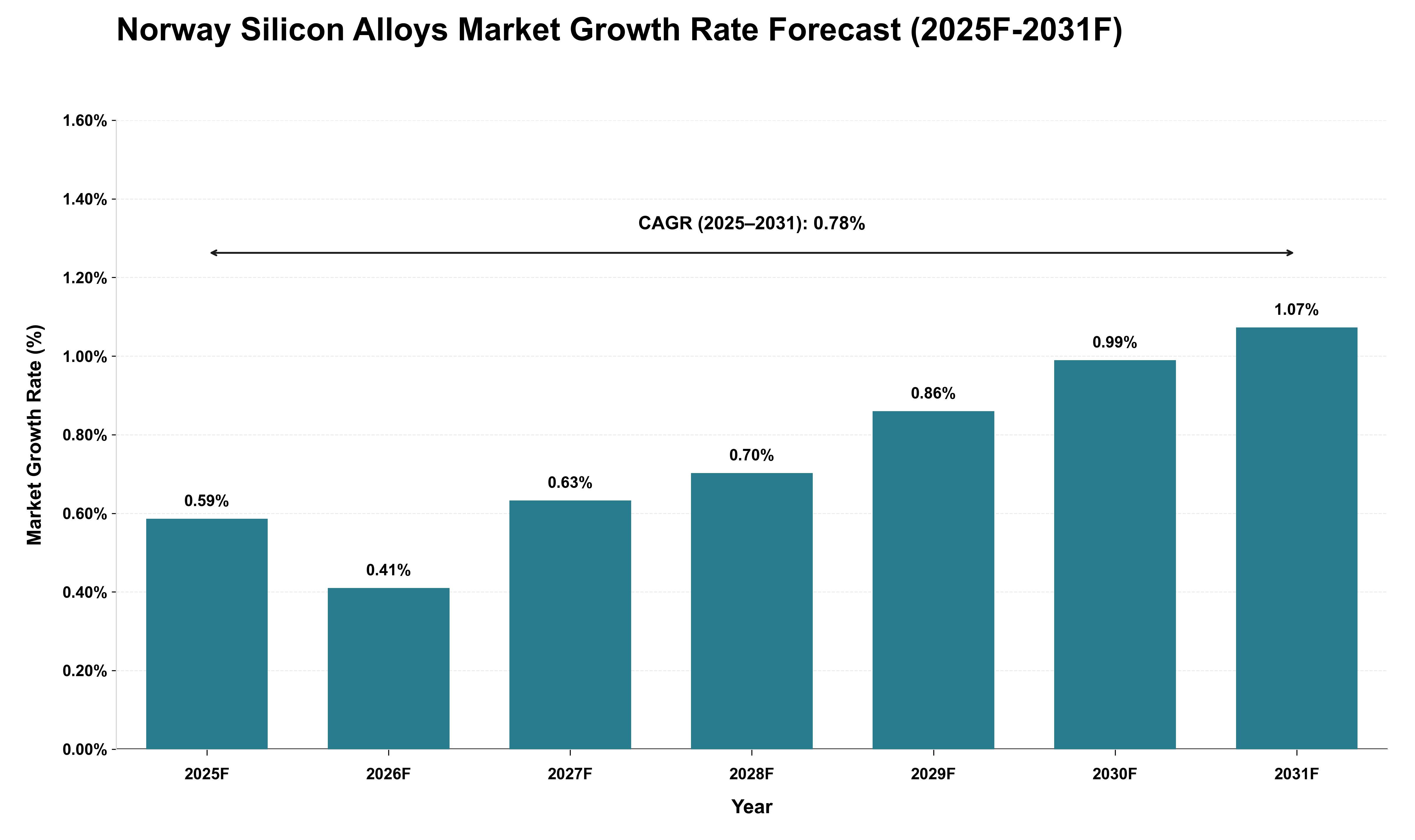 Norway Silicon Alloys Market Growth Rate Analysis (2025 - 2031)