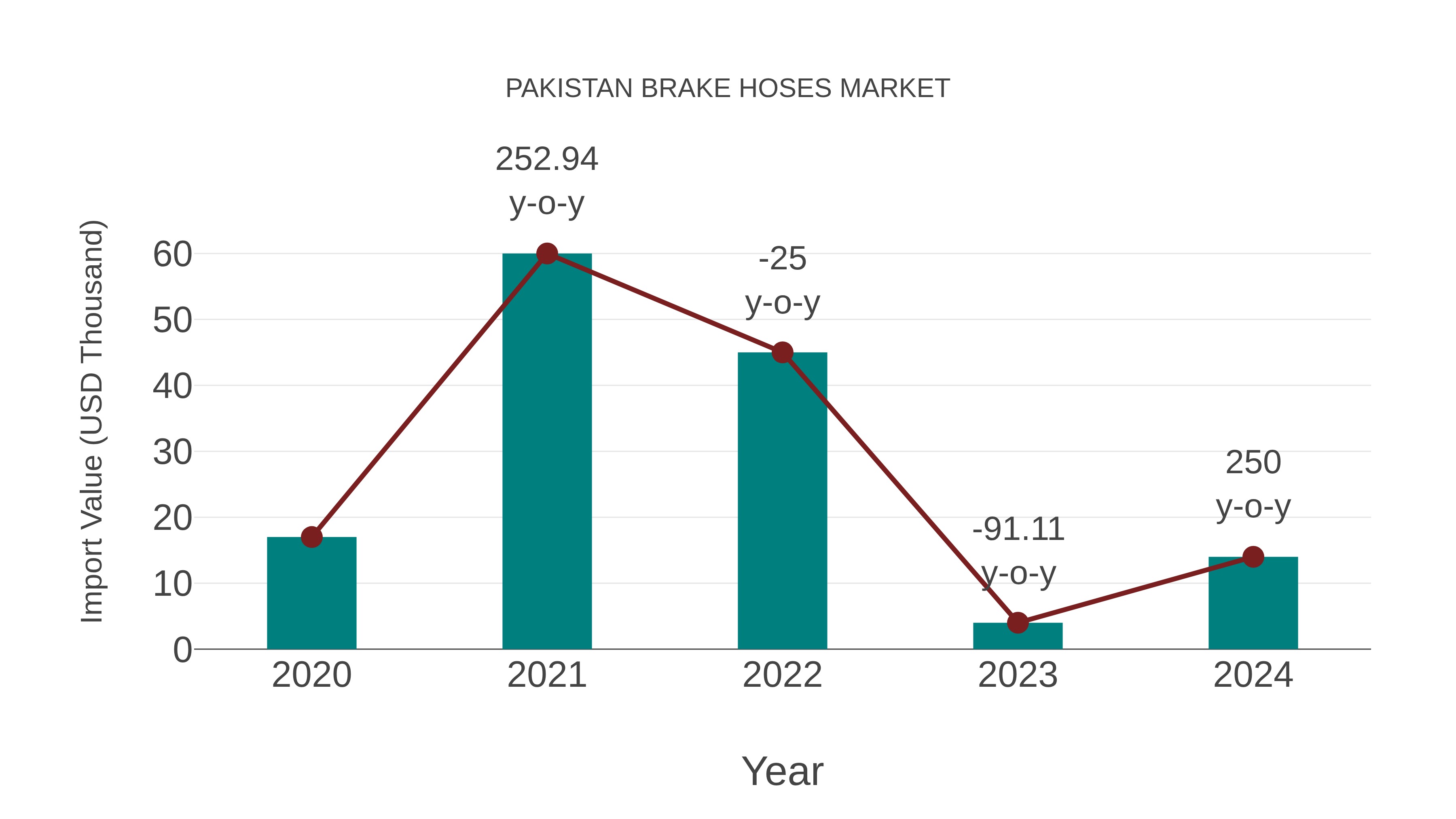 Pakistan Brake Hoses Market: Import Trend Analysis