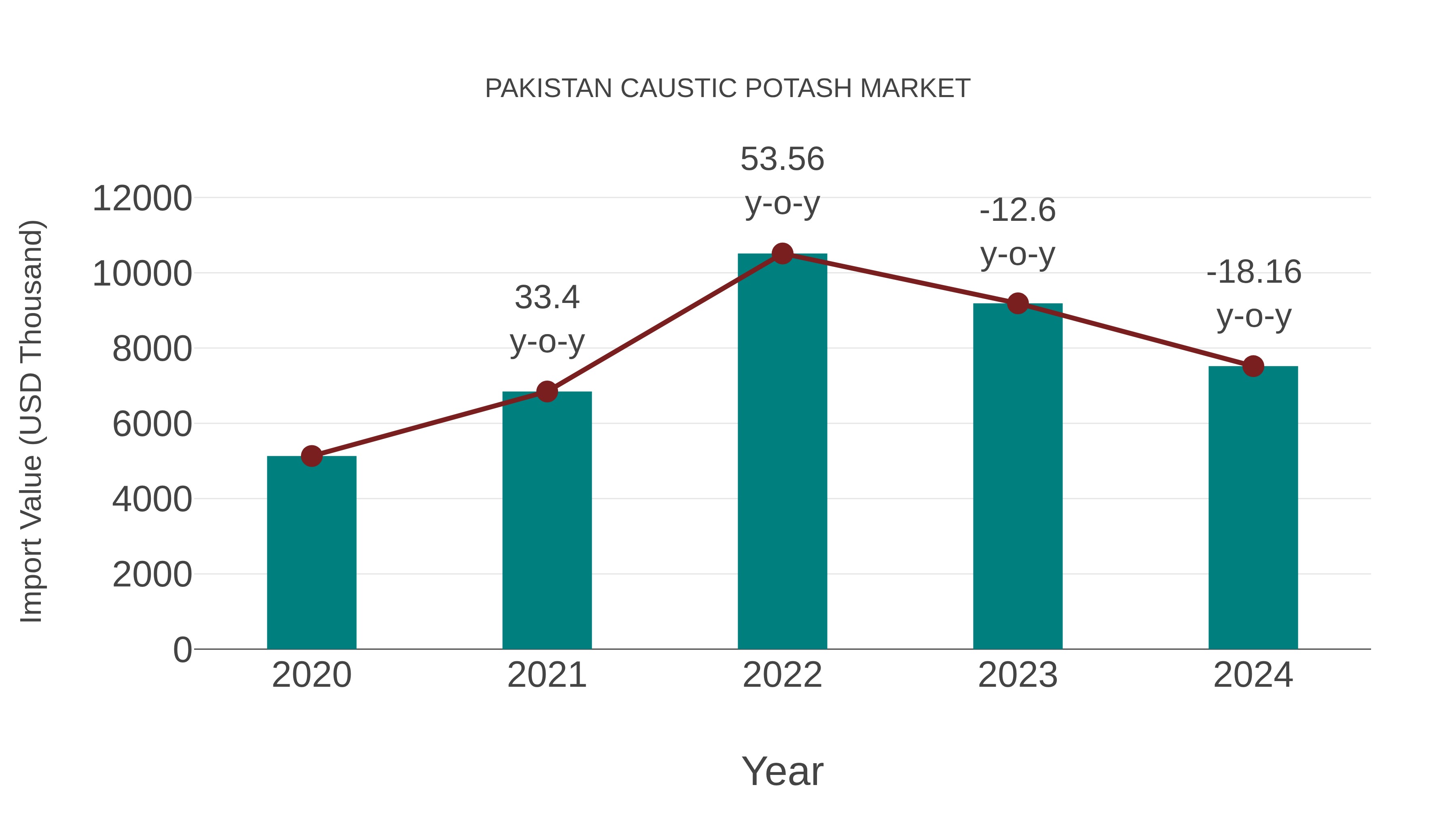  Pakistan Caustic Potash Market: Import Trend Analysis
