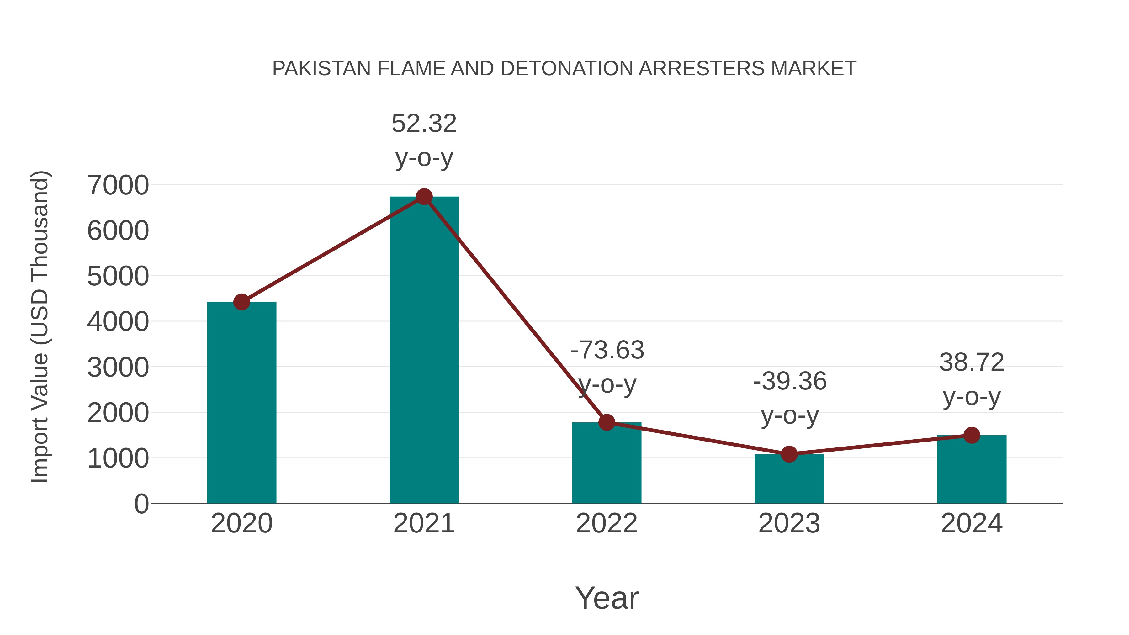Pakistan Flame and Detonation Arresters Market: Import Trend Analysis