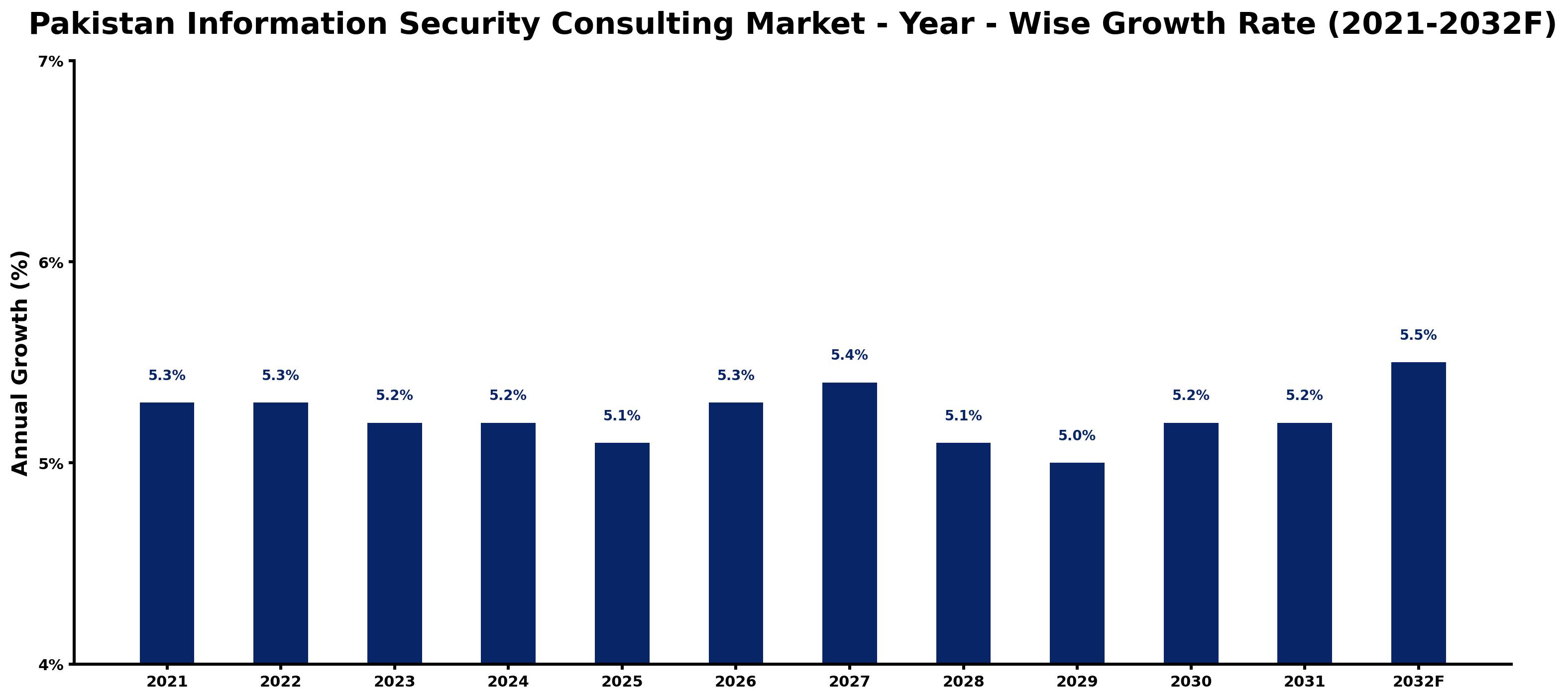 Pakistan Information Security Consulting Market Year-wise Growth Rate and Key Drivers