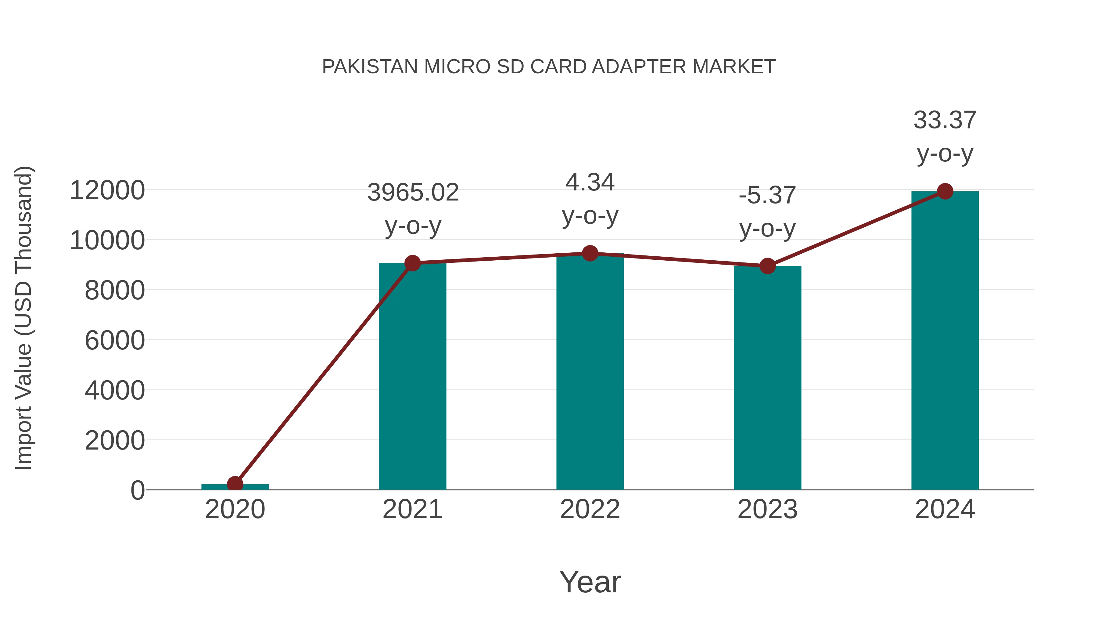 Pakistan Micro Sd Card Adapter Market: Import Trend Analysis
