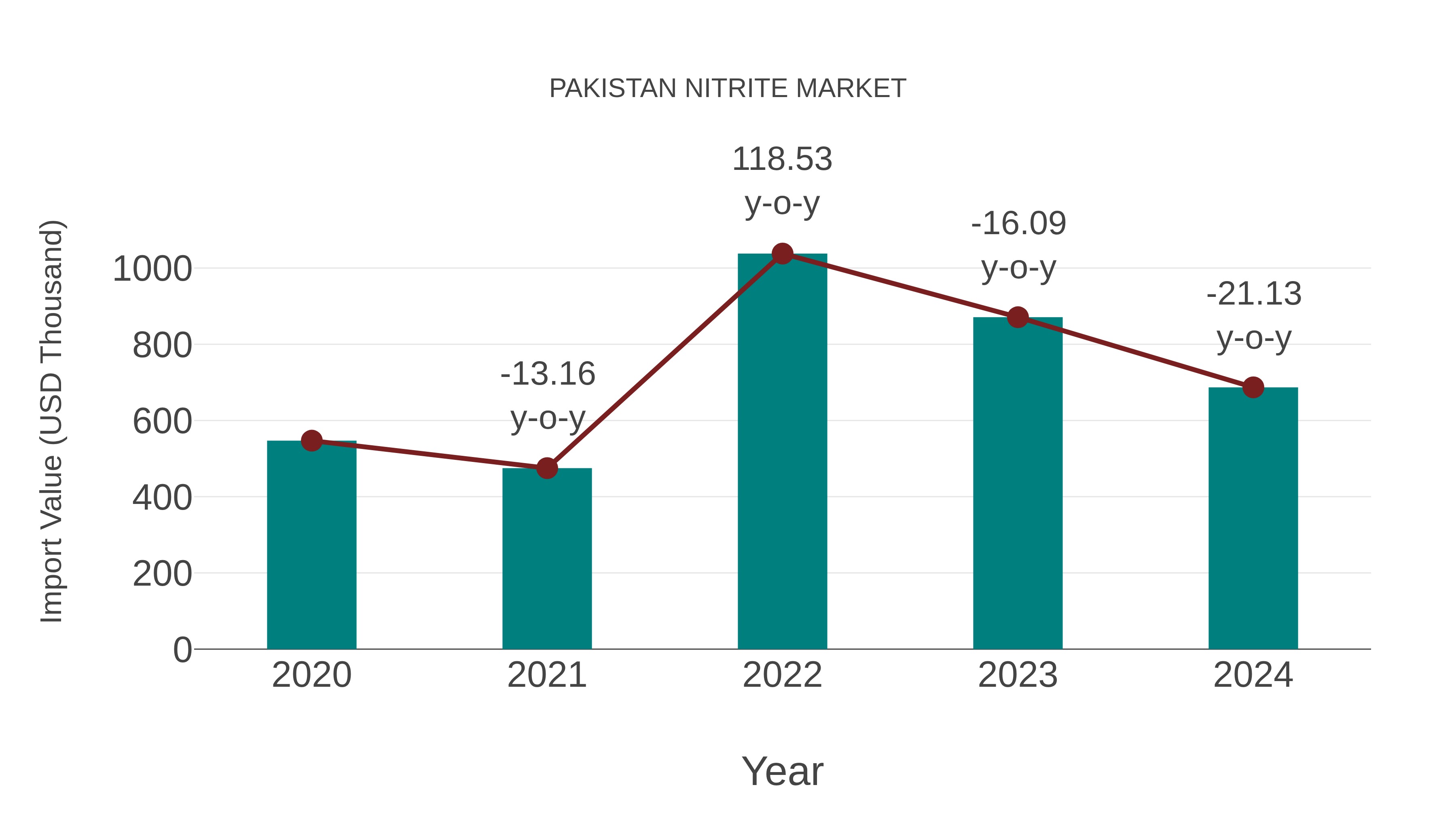  Pakistan Nitrite Market: Import Trend Analysis