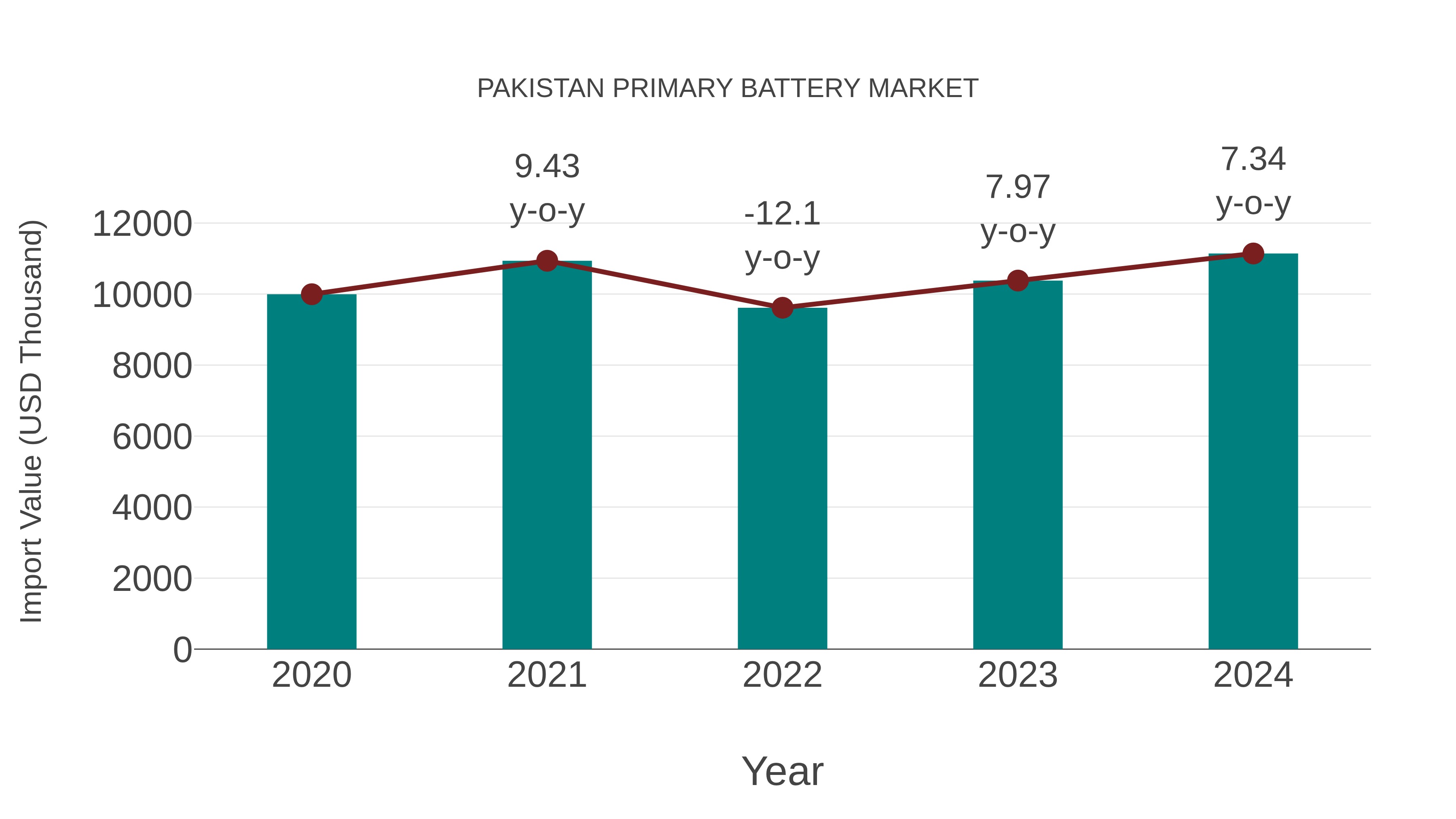  Pakistan Primary Battery Market: Import Trend Analysis