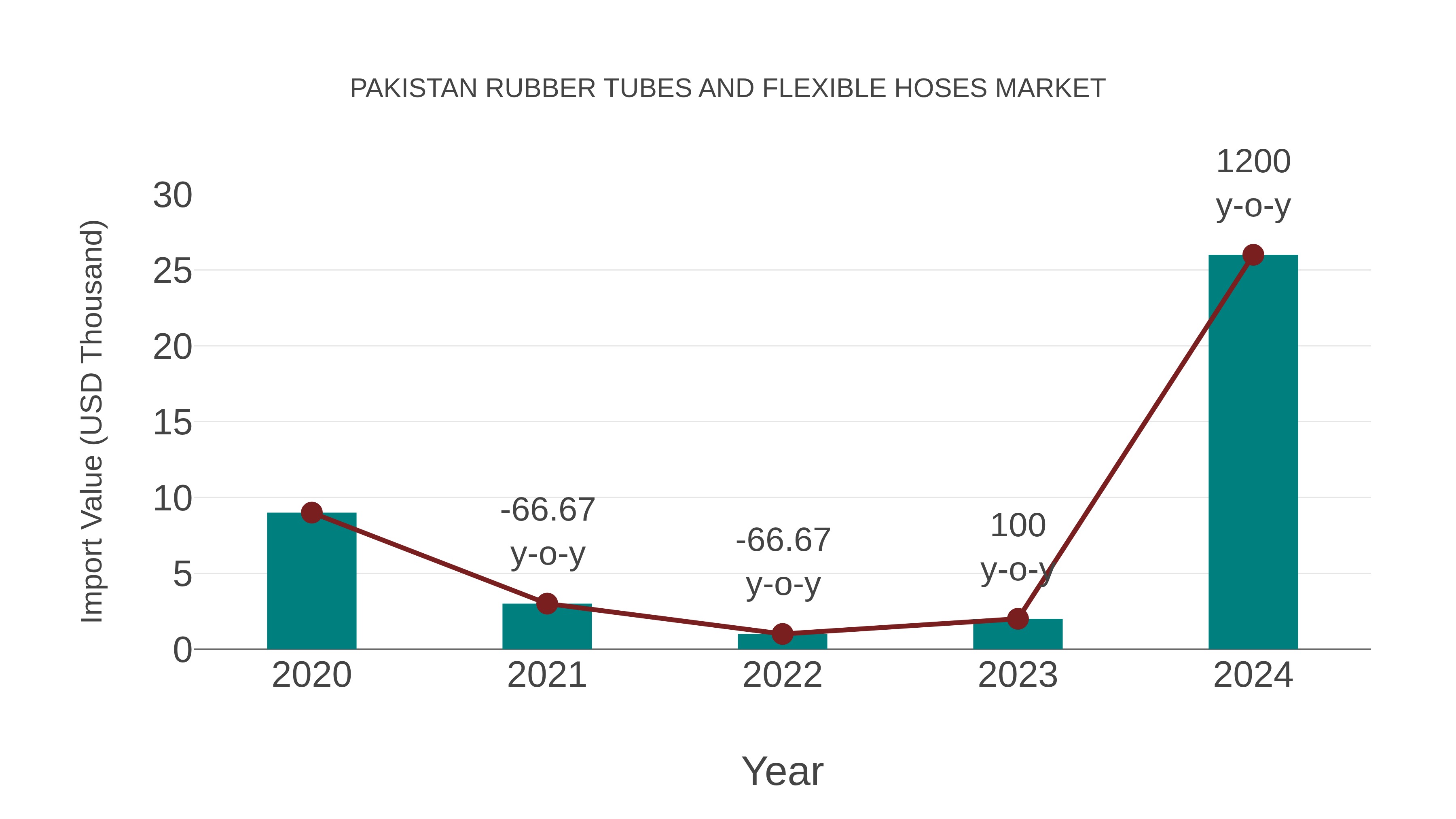  Pakistan Rubber Tubes and Flexible Hoses Market: Import Trend Analysis