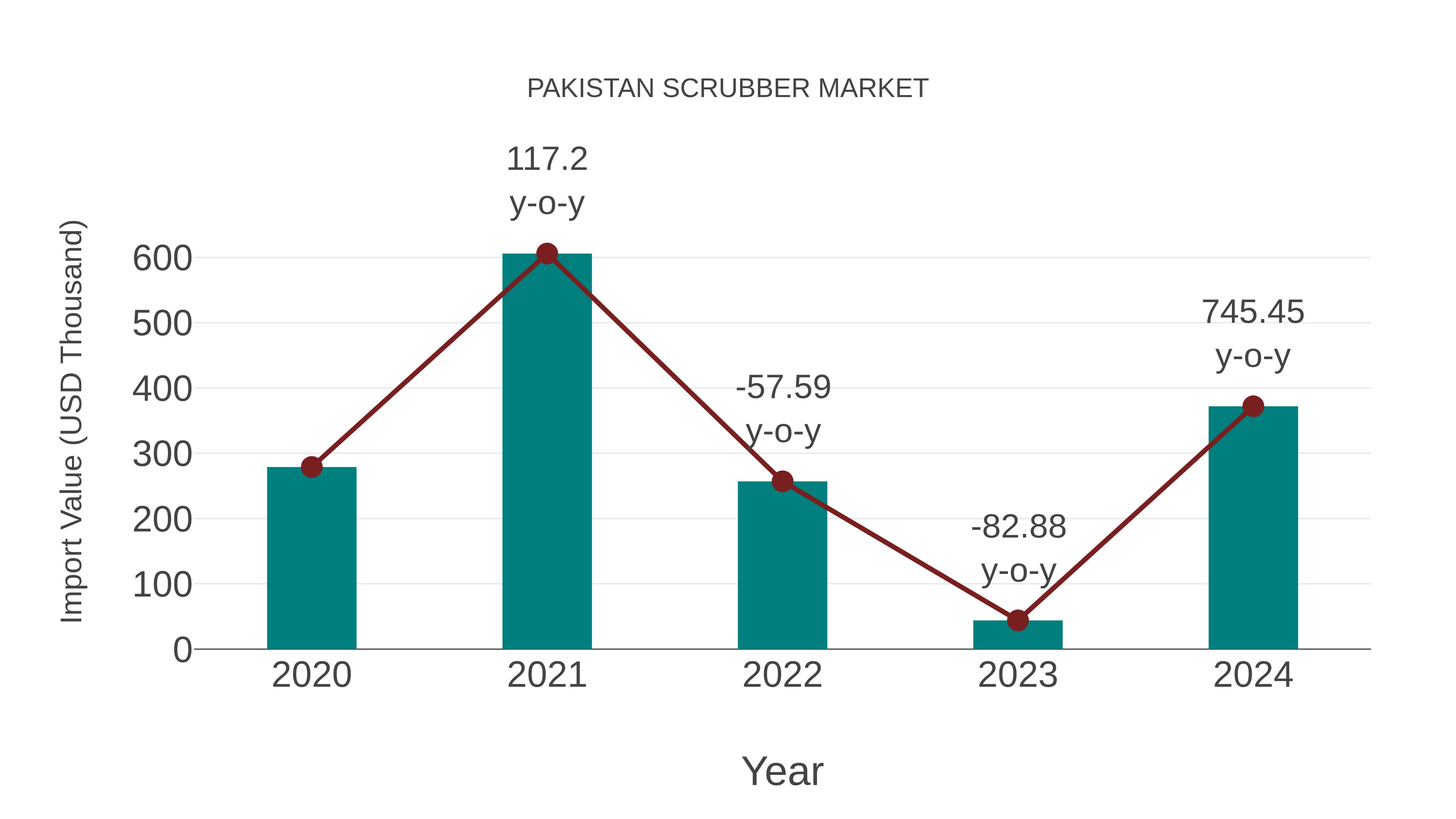  Pakistan Scrubber Market: Import Trend Analysis