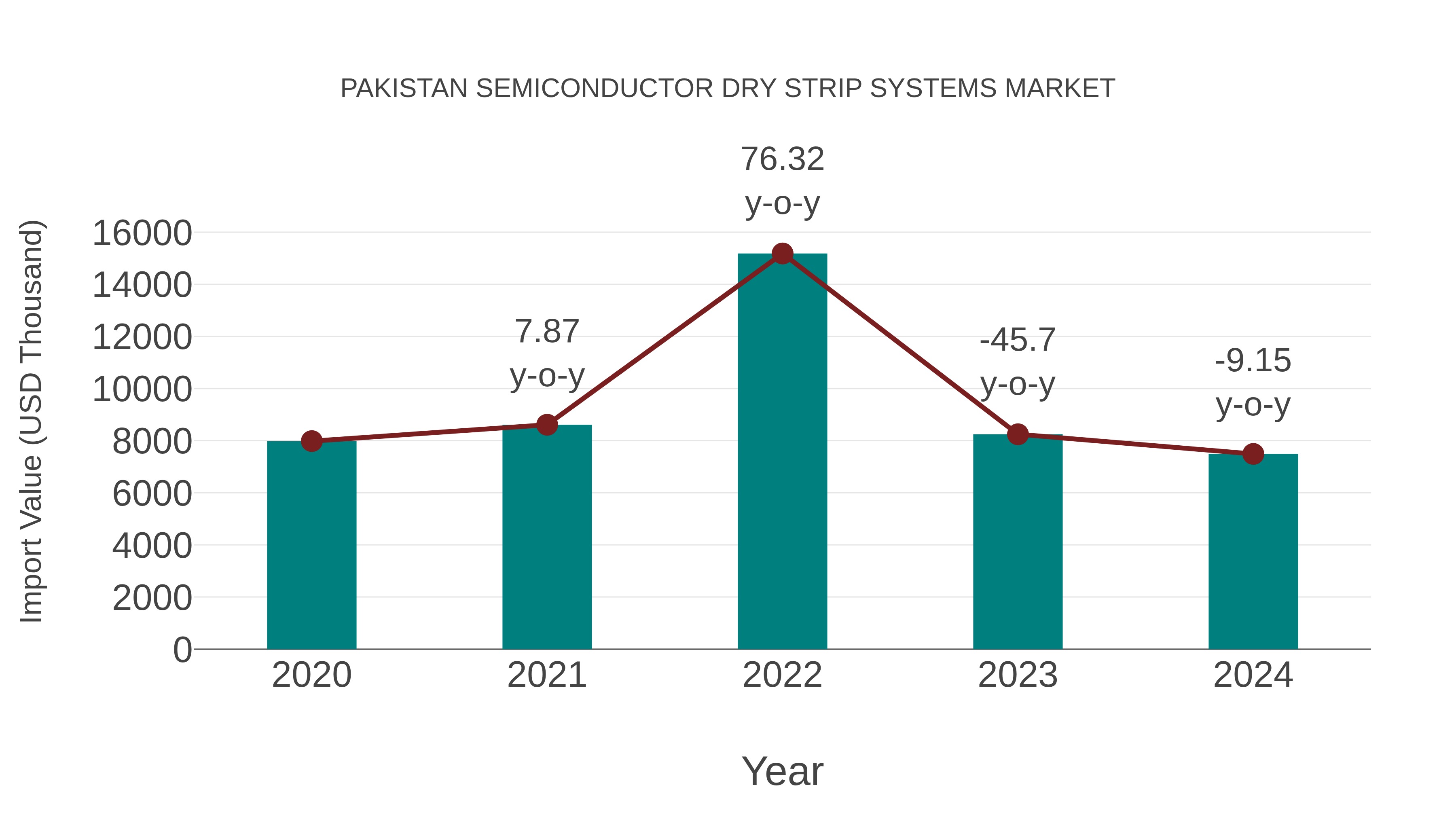  Pakistan Semiconductor Dry Strip Systems Market: Import Trend Analysis