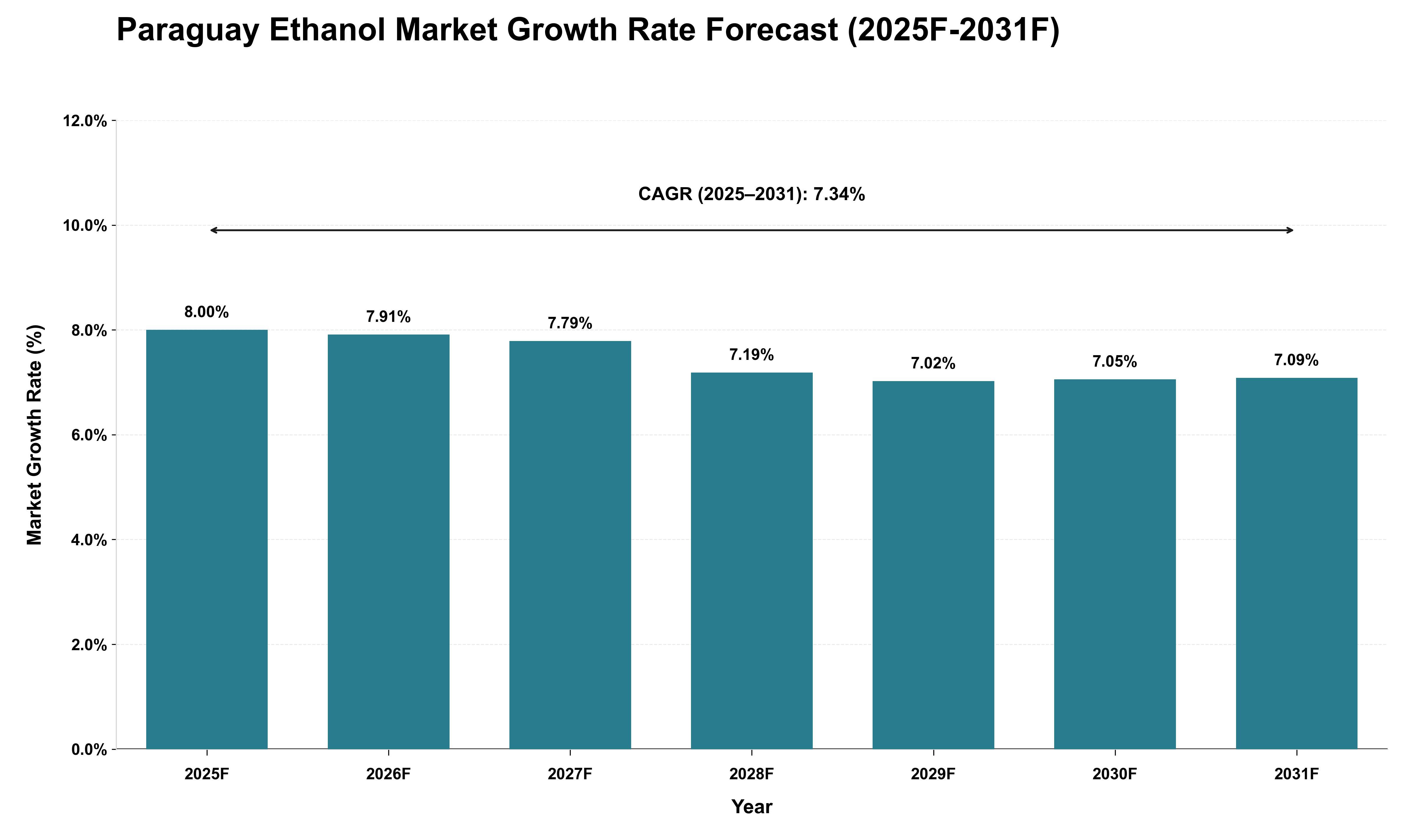 Paraguay Ethanol Market Growth Rate Analysis (2025 - 2031)