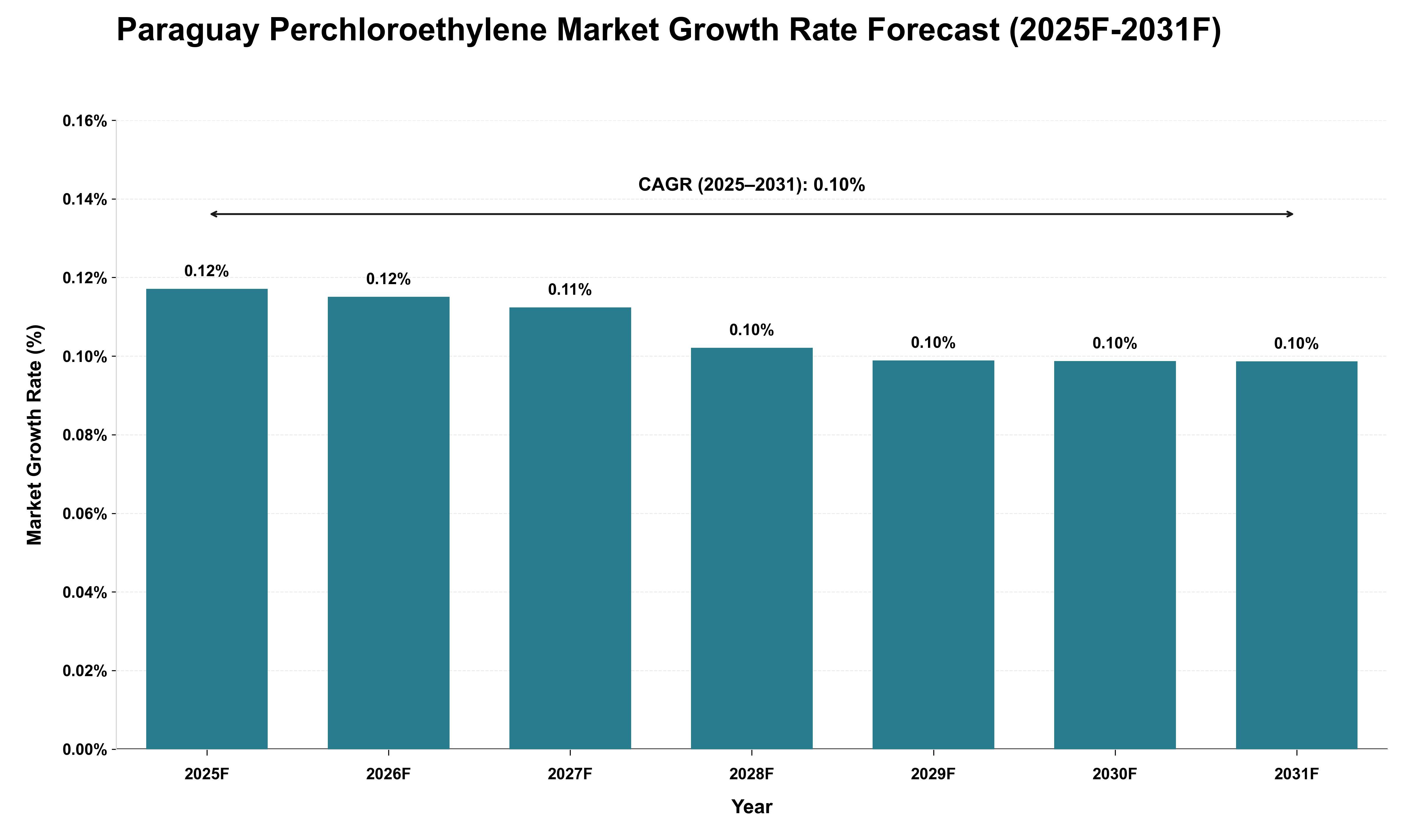 Paraguay Perchloroethylene Market Growth Rate Analysis (2025 - 2031)