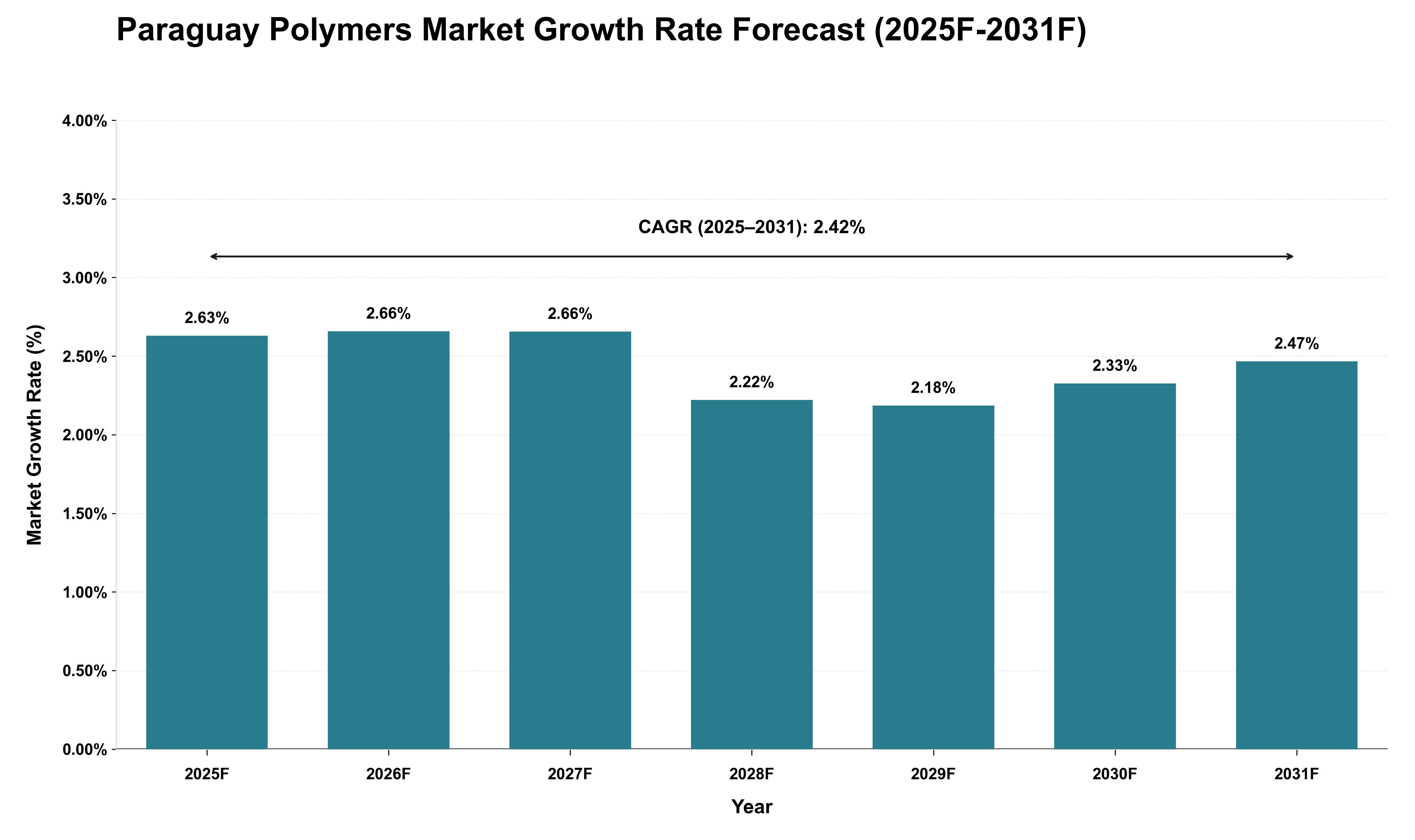 Paraguay Polymers Market Growth Rate Analysis (2025 - 2031)