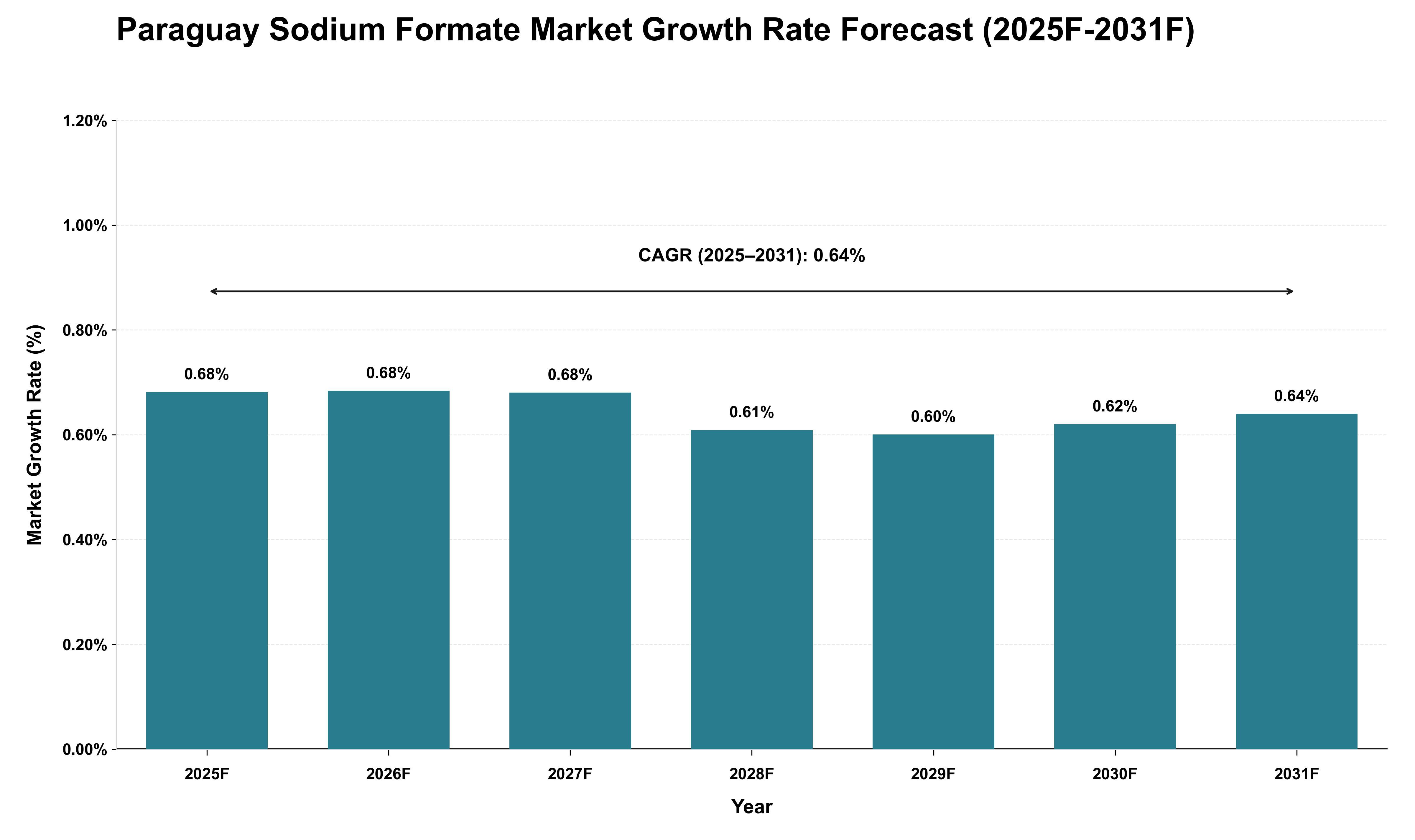 Paraguay Sodium Formate Market Growth Rate Analysis (2025 - 2031)