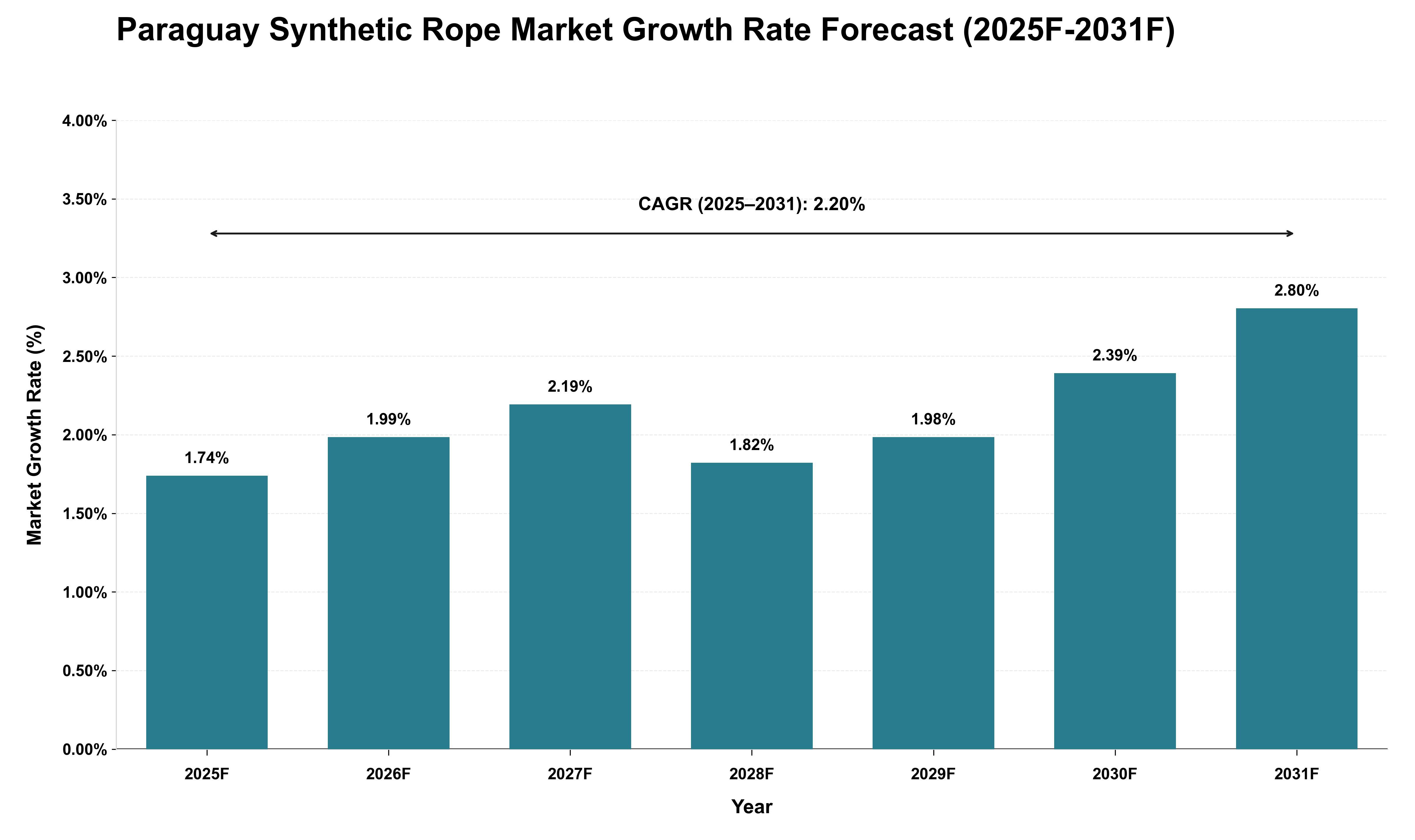 Paraguay Synthetic Rope Market Growth Rate Analysis (2025 - 2031)