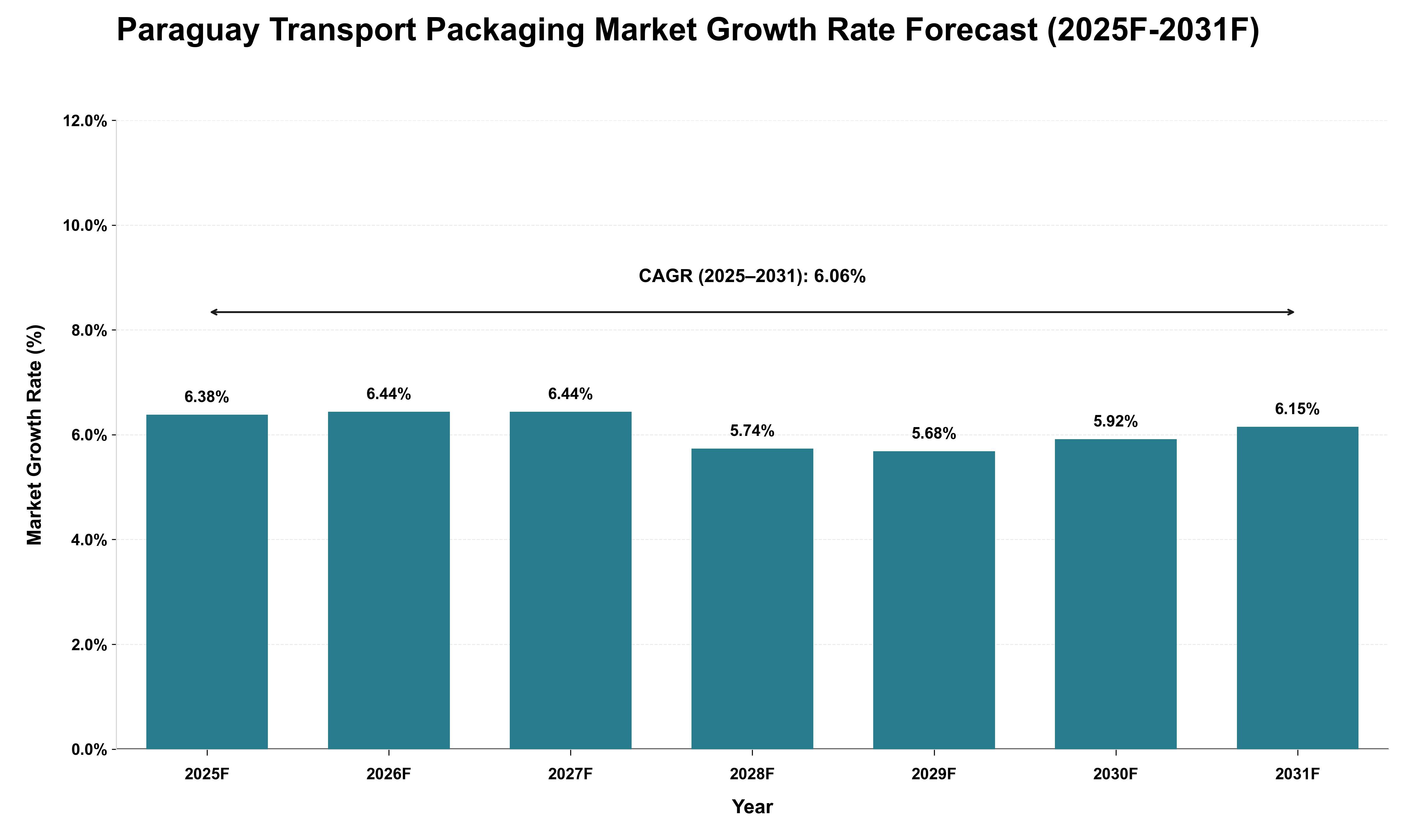 Paraguay Transport Packaging Market Growth Rate Analysis (2025 - 2031)