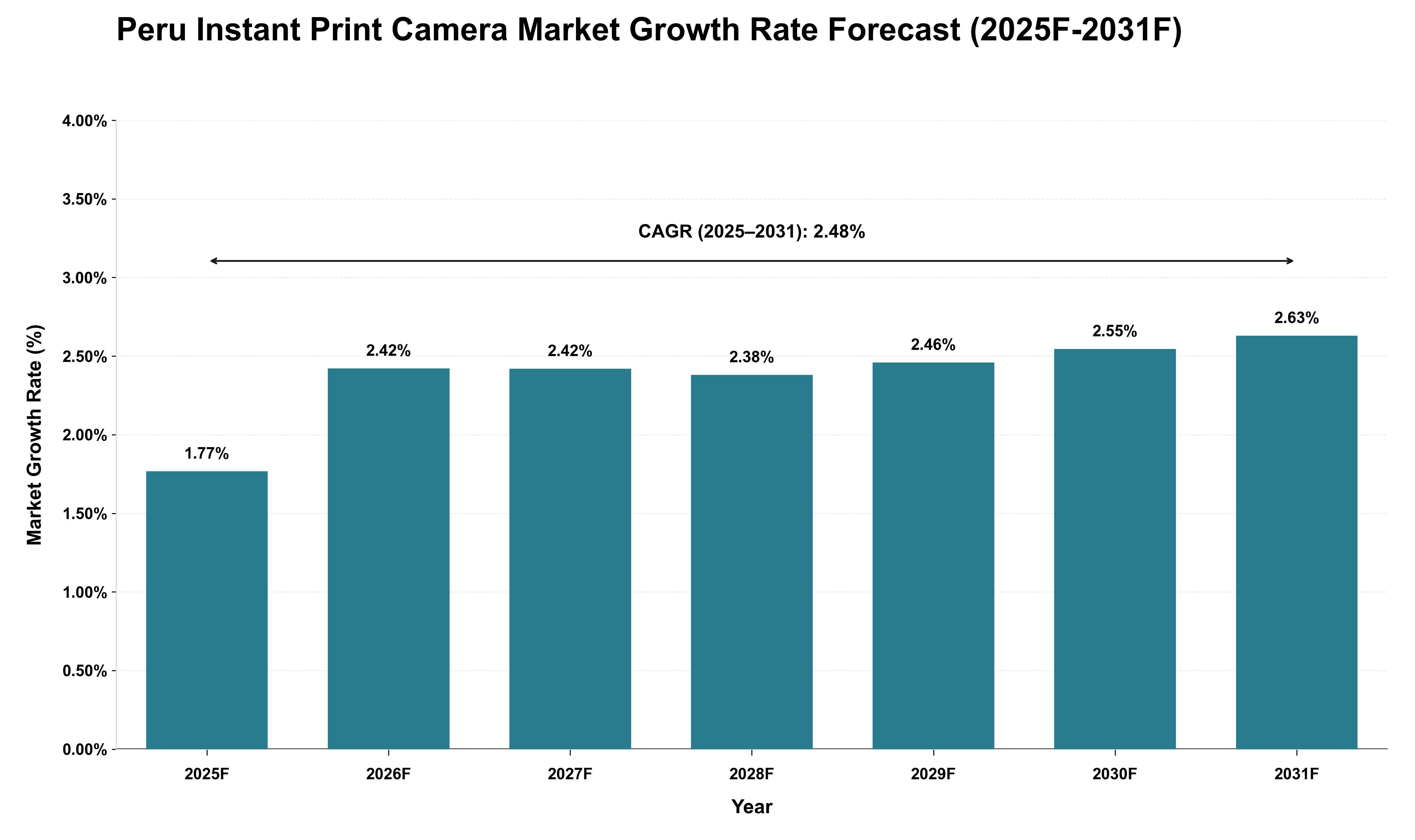 Peru Instant Print Camera Market Growth Rate Analysis (2025 - 2031)