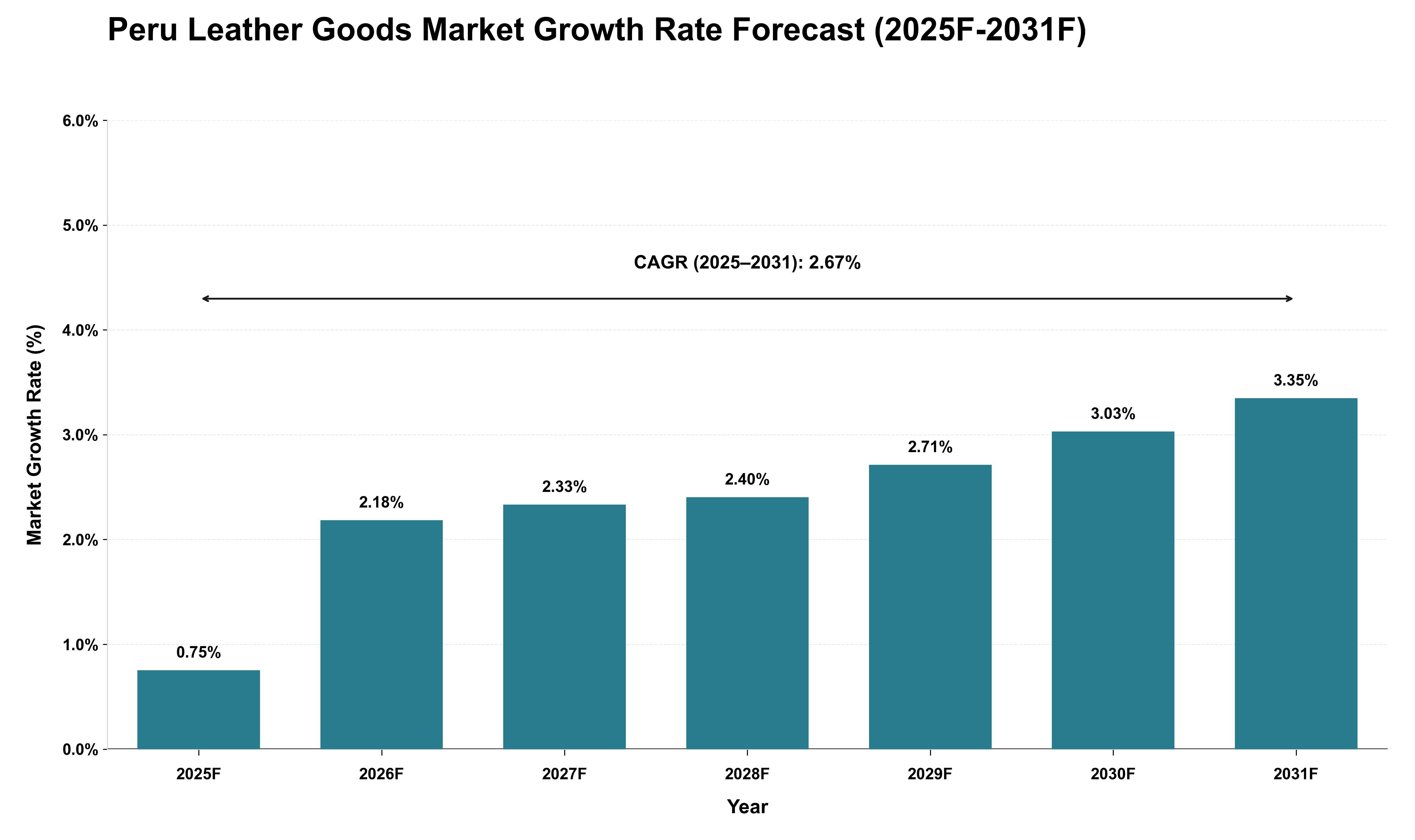 Peru Leather Goods Market Growth Rate Analysis (2025 - 2031)