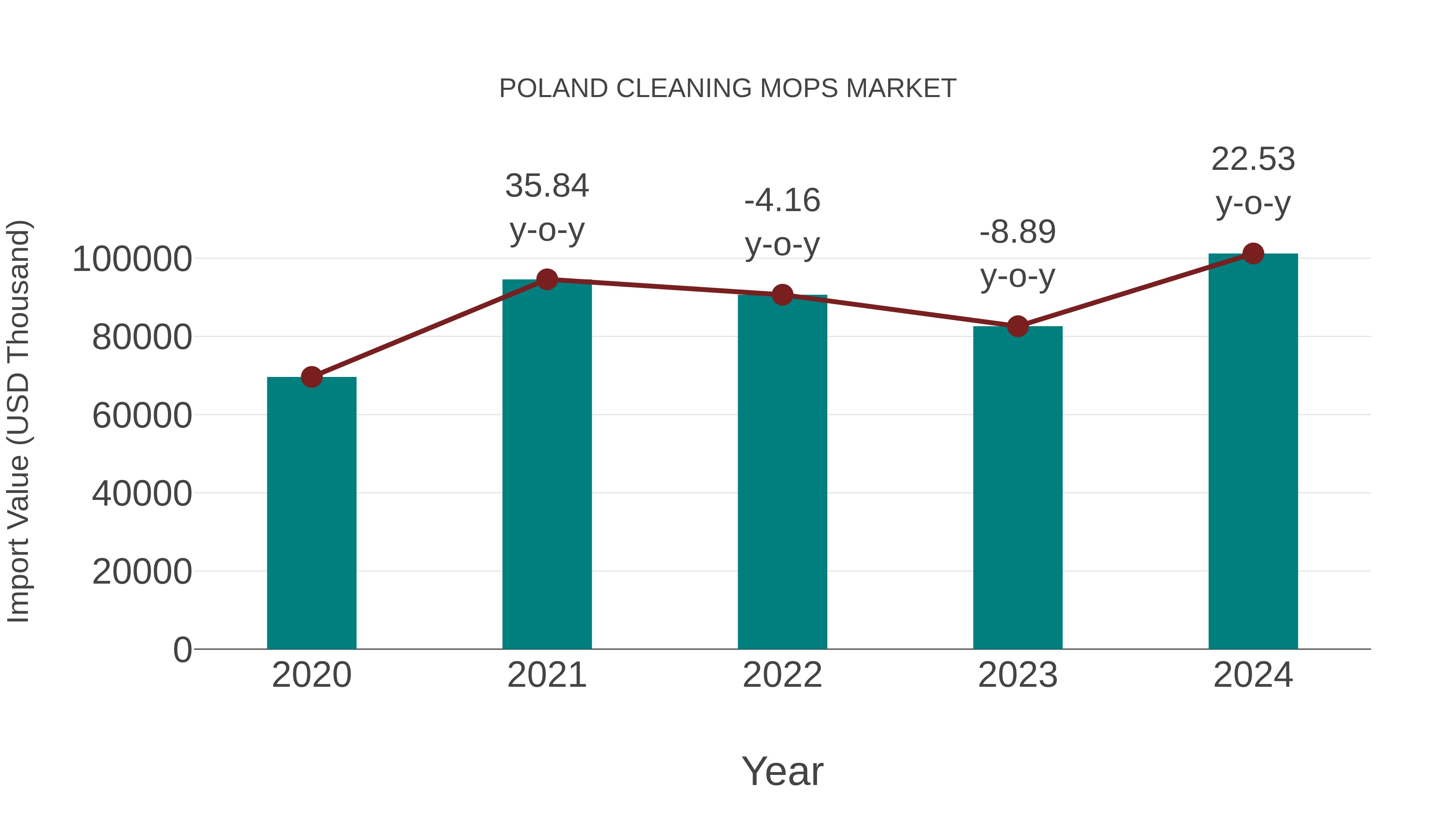  Poland Cleaning Mops Market: Import Trend Analysis
