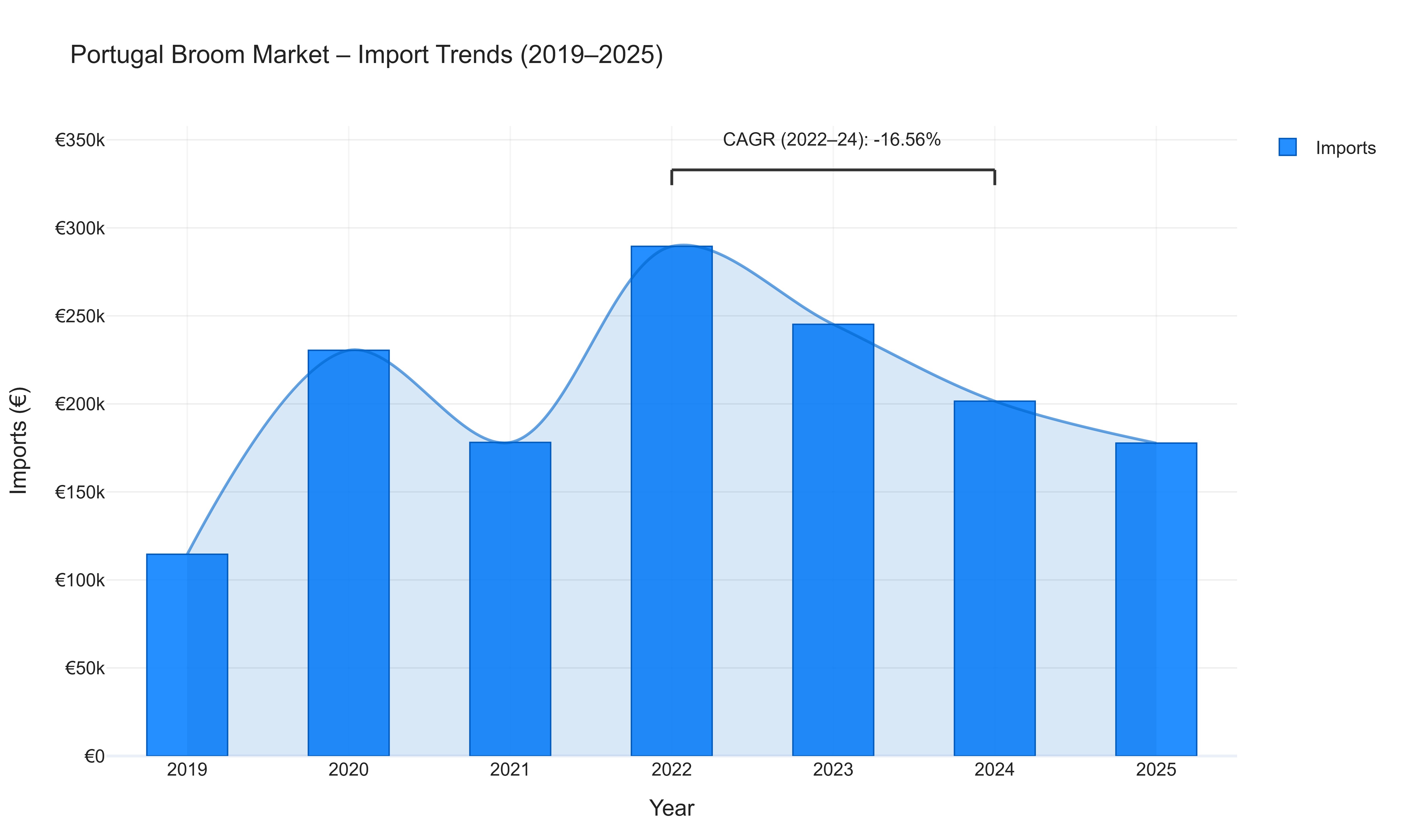 Portugal Broom Market - Import Trends (2019-2025)