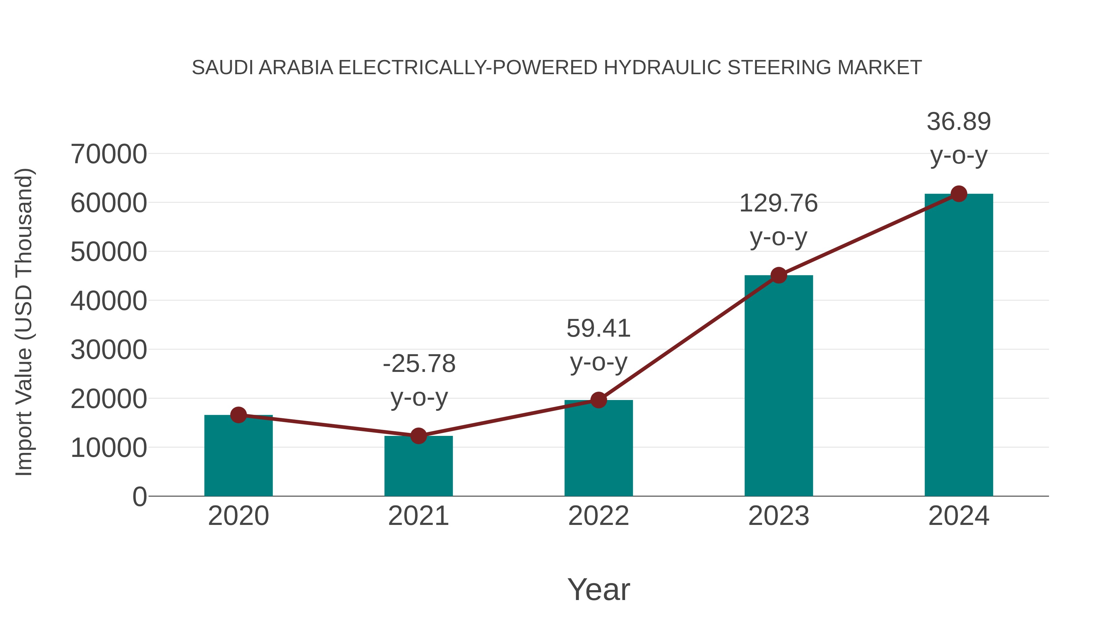  Saudi Arabia Electrically-powered Hydraulic Steering Market: Import Trend Analysis