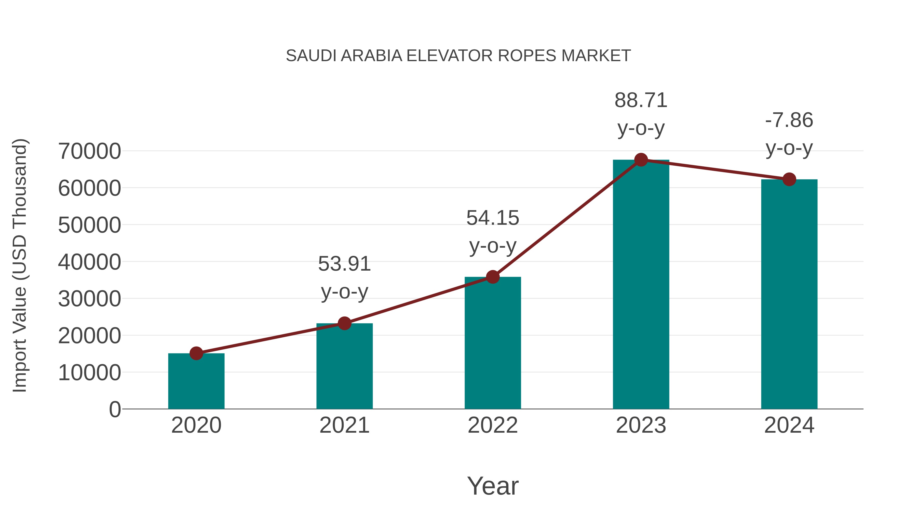 Saudi Arabia Elevator Ropes Market: Import Trend Analysis