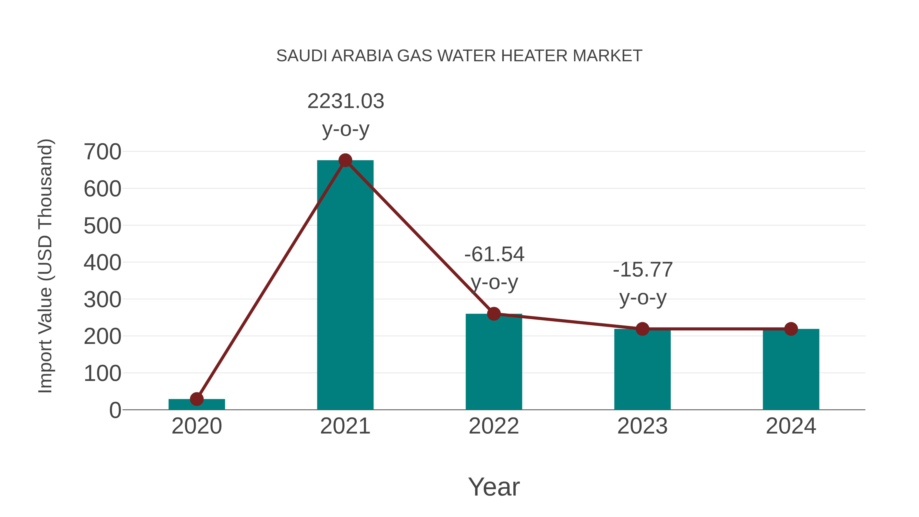  Saudi Arabia Gas Water Heater Market: Import Trend Analysis