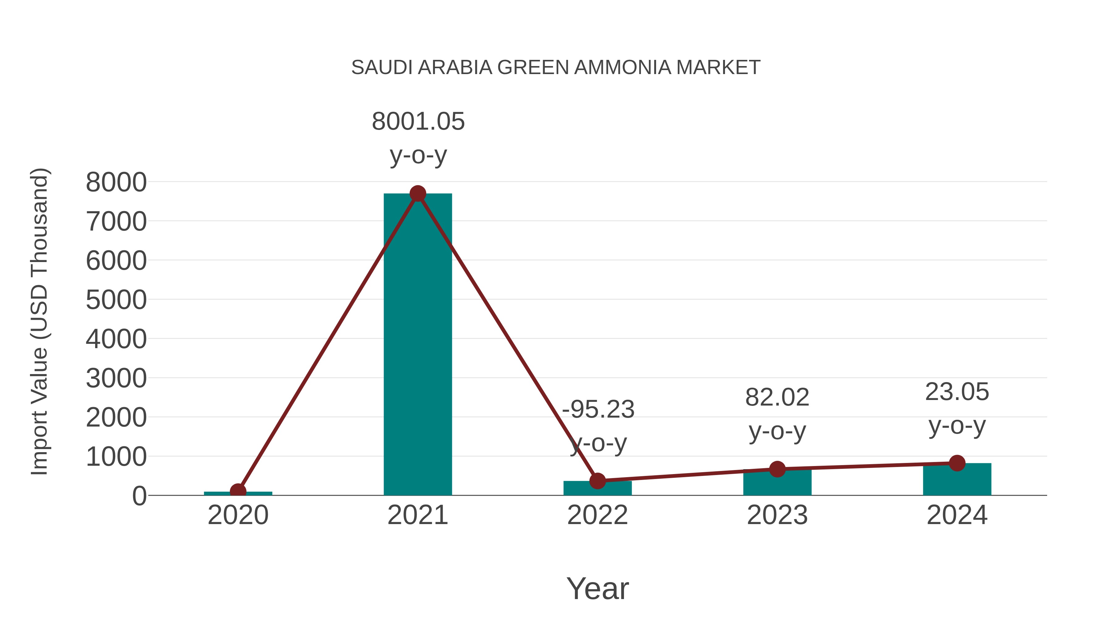  Saudi Arabia Green Ammonia Market: Import Trend Analysis