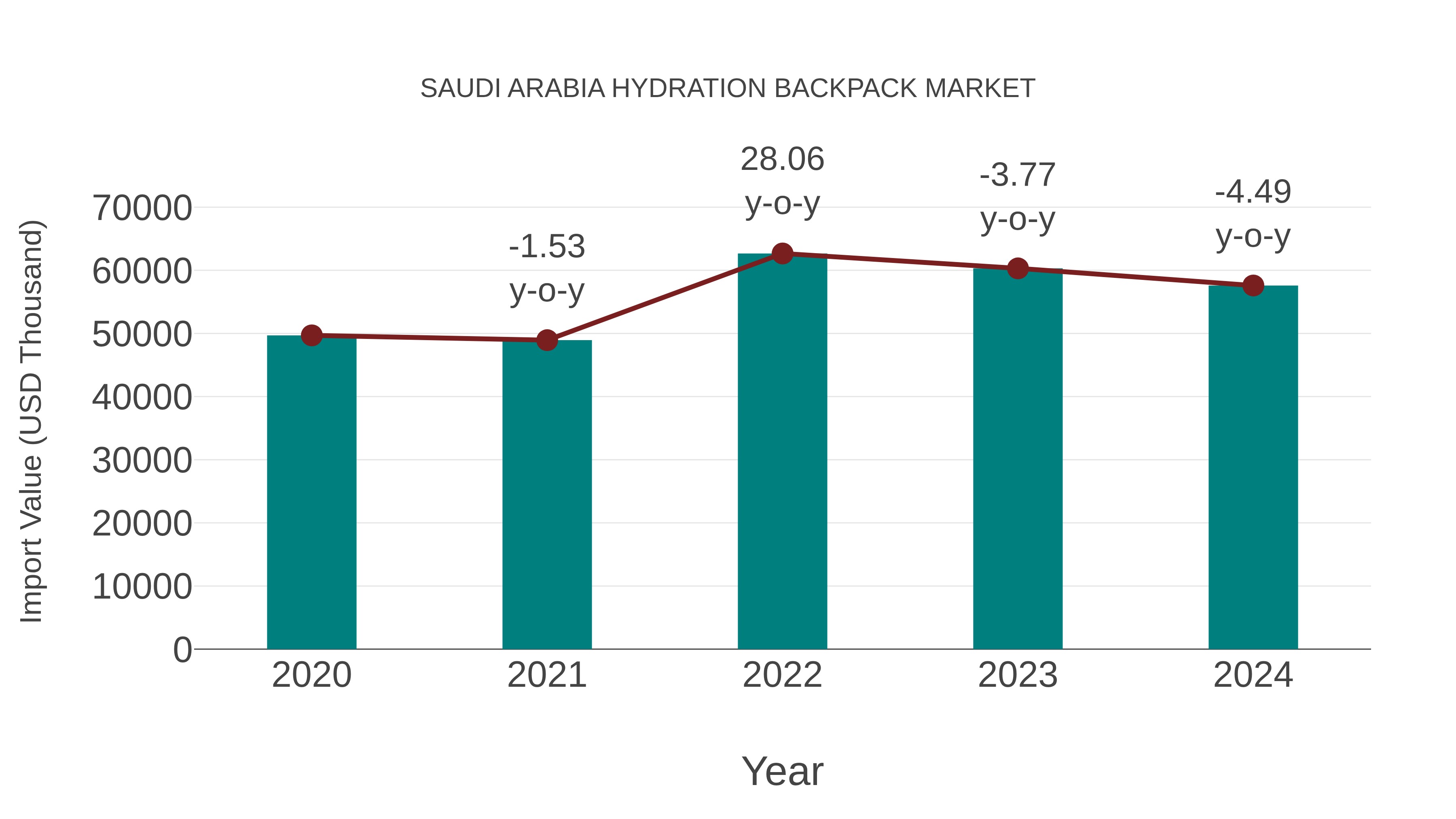 Saudi Arabia Hydration Backpack Market: Import Trend Analysis