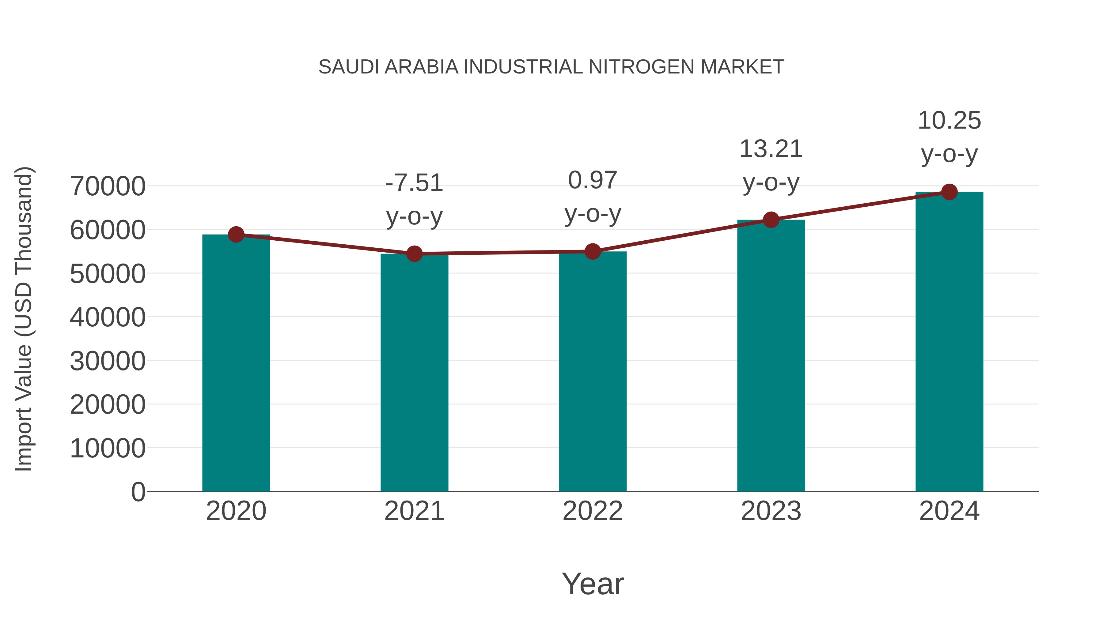 Saudi Arabia Industrial Nitrogen Market: Import Trend Analysis