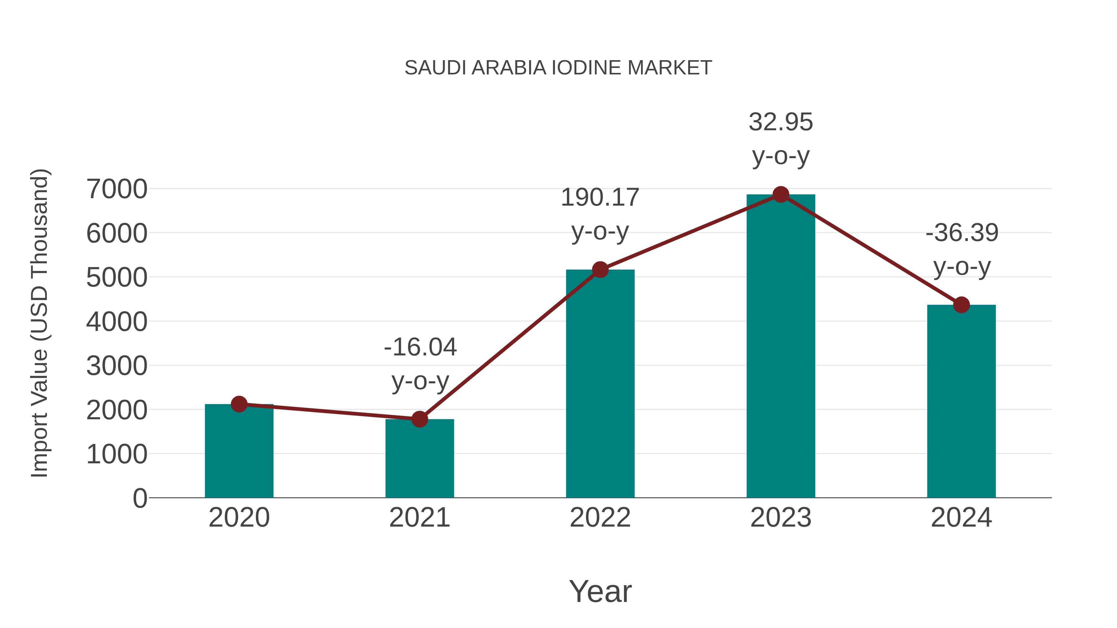 Saudi Arabia Iodine Market: Import Trend Analysis